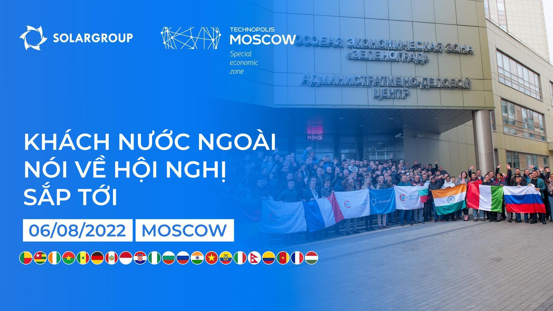 Khách nước ngoài về hội nghị SOLARGROUP sắp tới