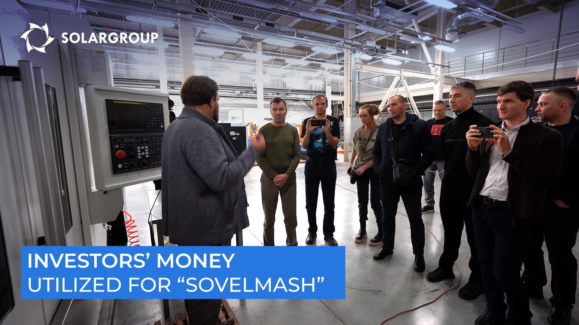 Russian investors were able to see what their money had been spent on