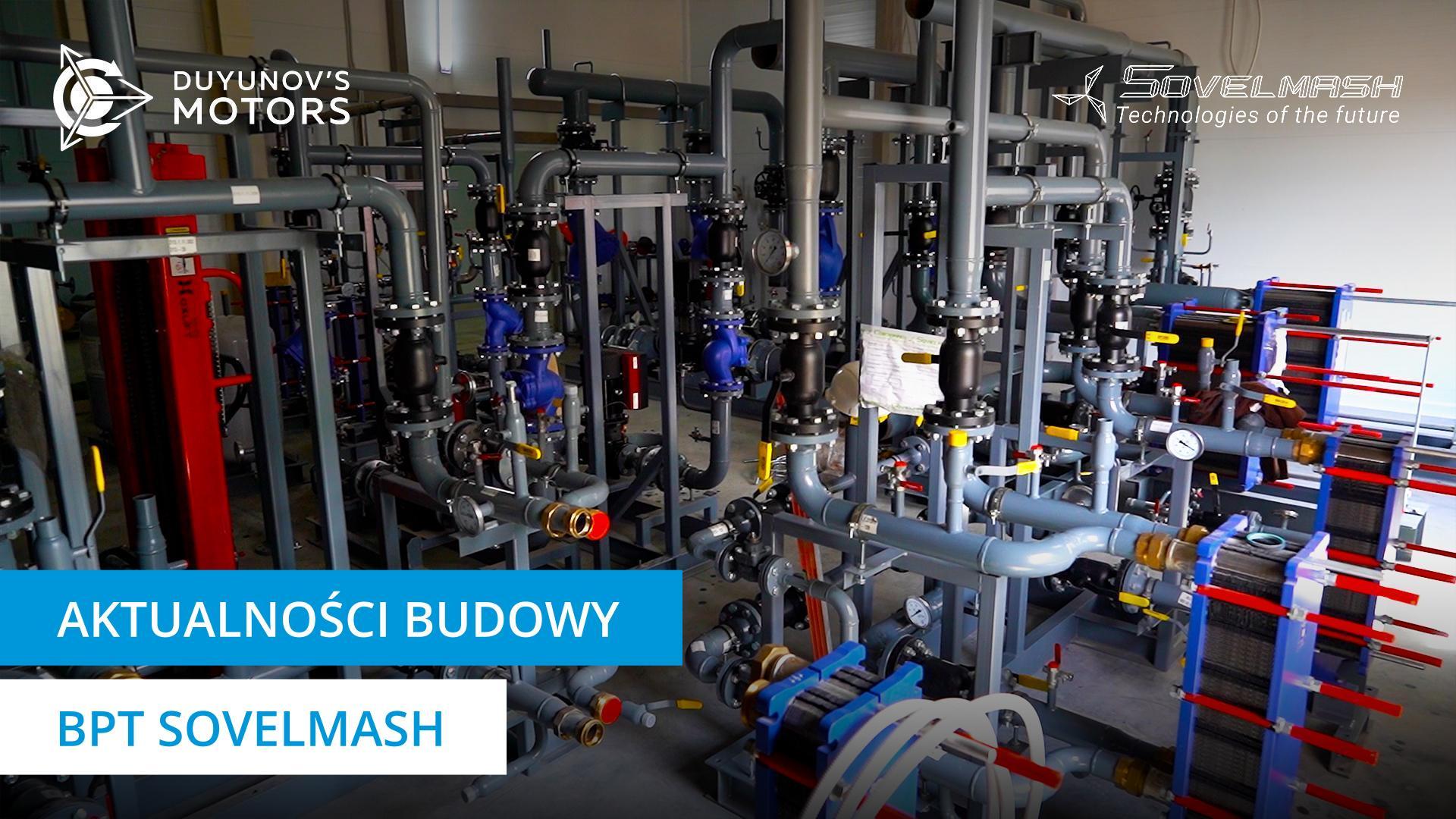 Wszystkie przyłącza wody zimnej są podłączone | Budowa BPT Sovelmash