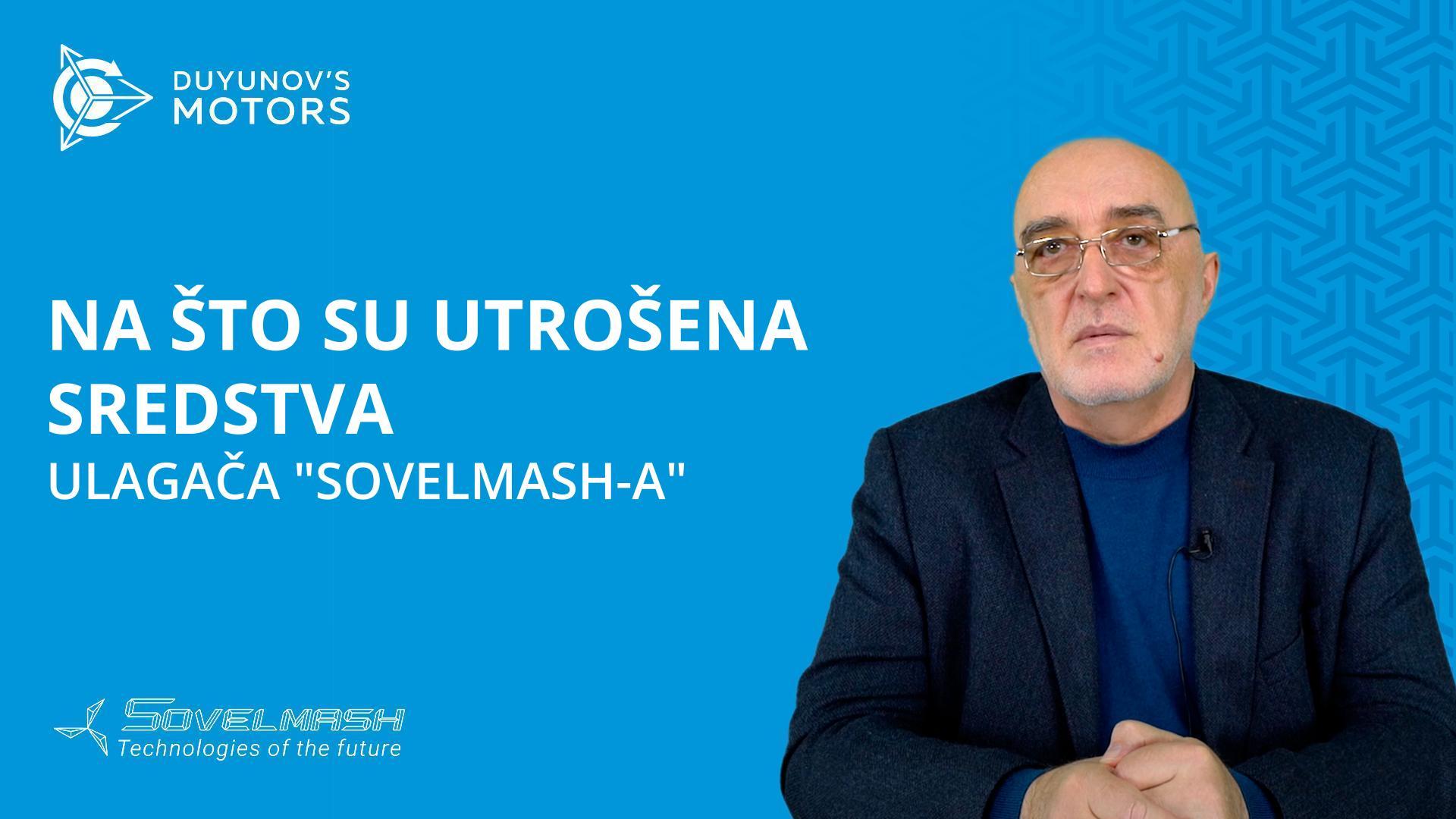 Na što su utrošena sredstva ulagača "Sovelmash-a"?