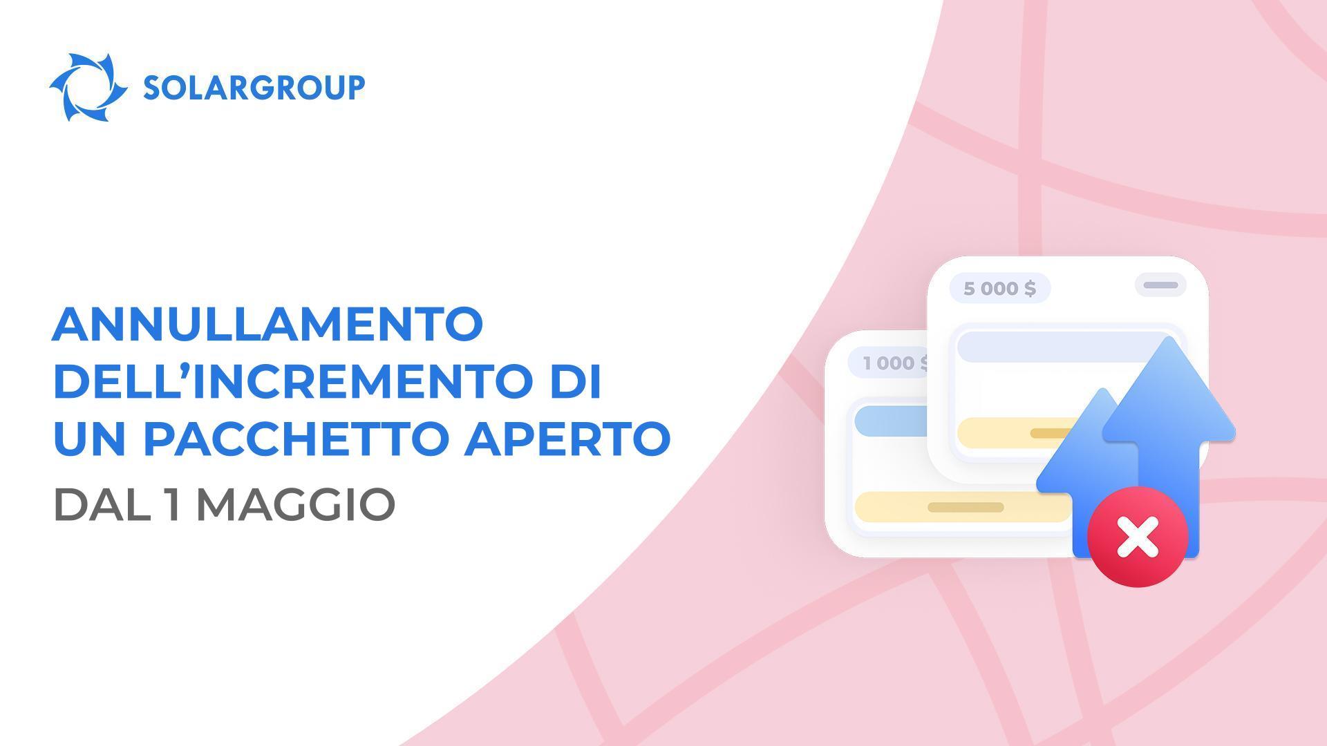 Affrettati a incrementare la rata in corso!