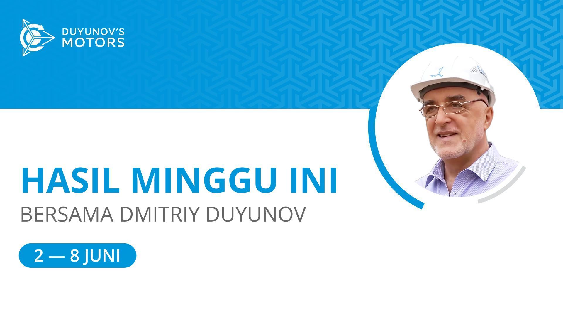 Ringkasan Mingguan Proyek Motor Duyunov