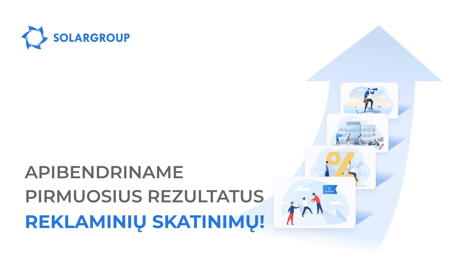 Apibendriname pirmųjų reklaminių skatinimų rezultatus!