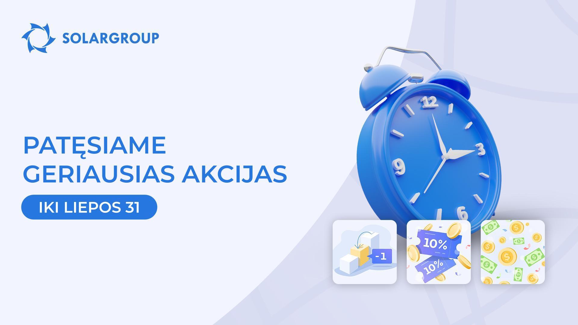Pratęsiame geriausias akcijas iki liepos 31