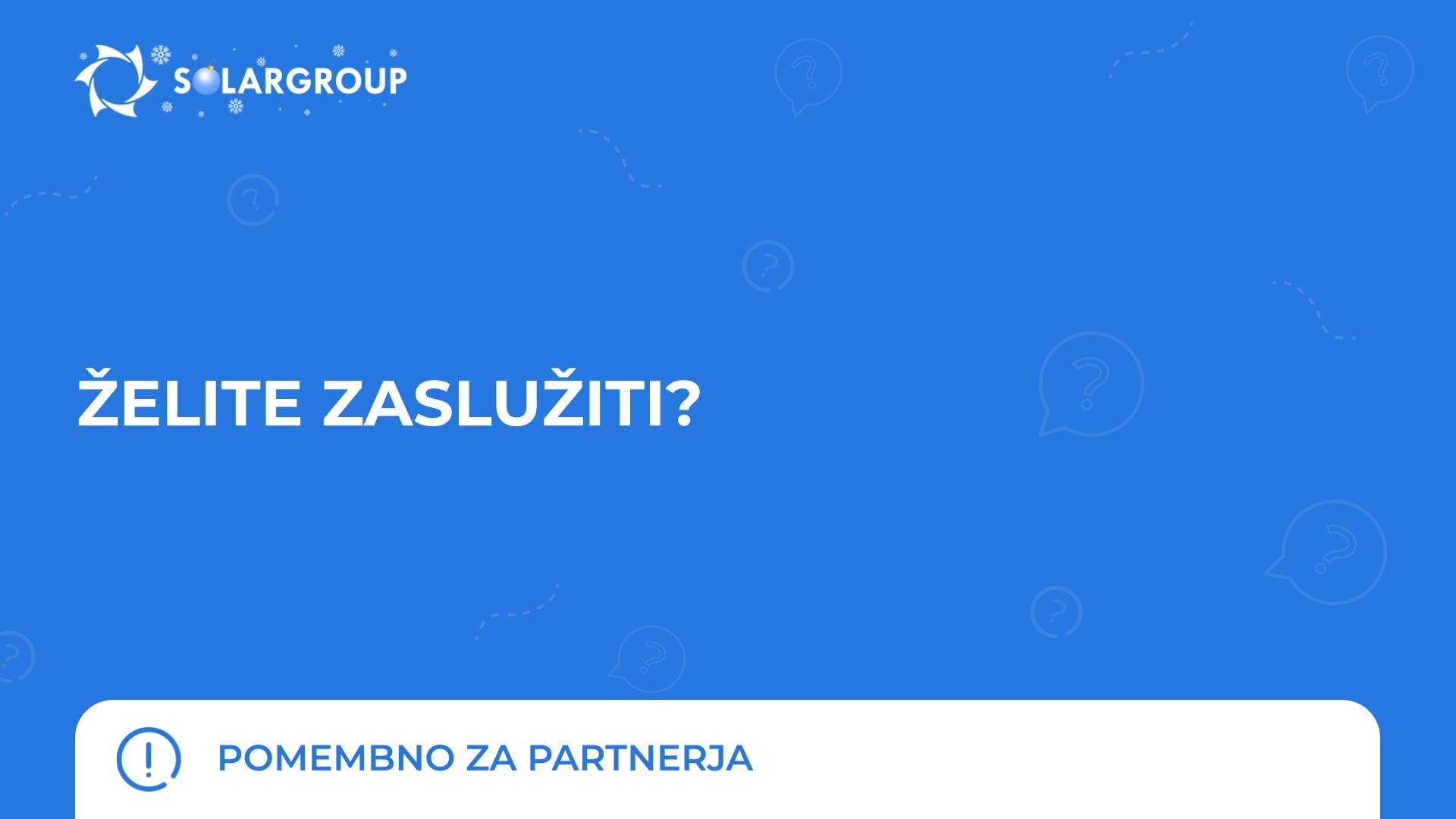 Želite zaslužiti? | Pomembno za partnerja