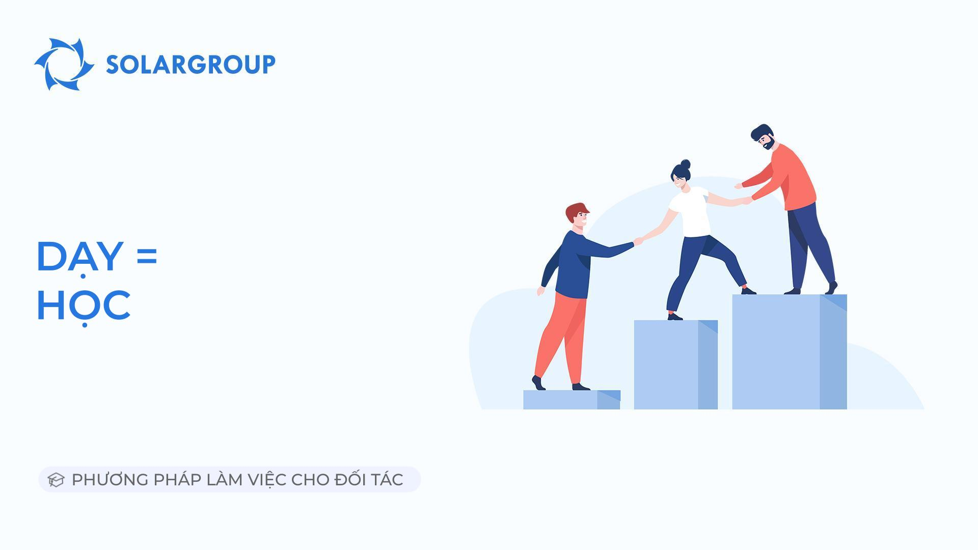 Dạy = học | Phương pháp làm việc cho đối tác