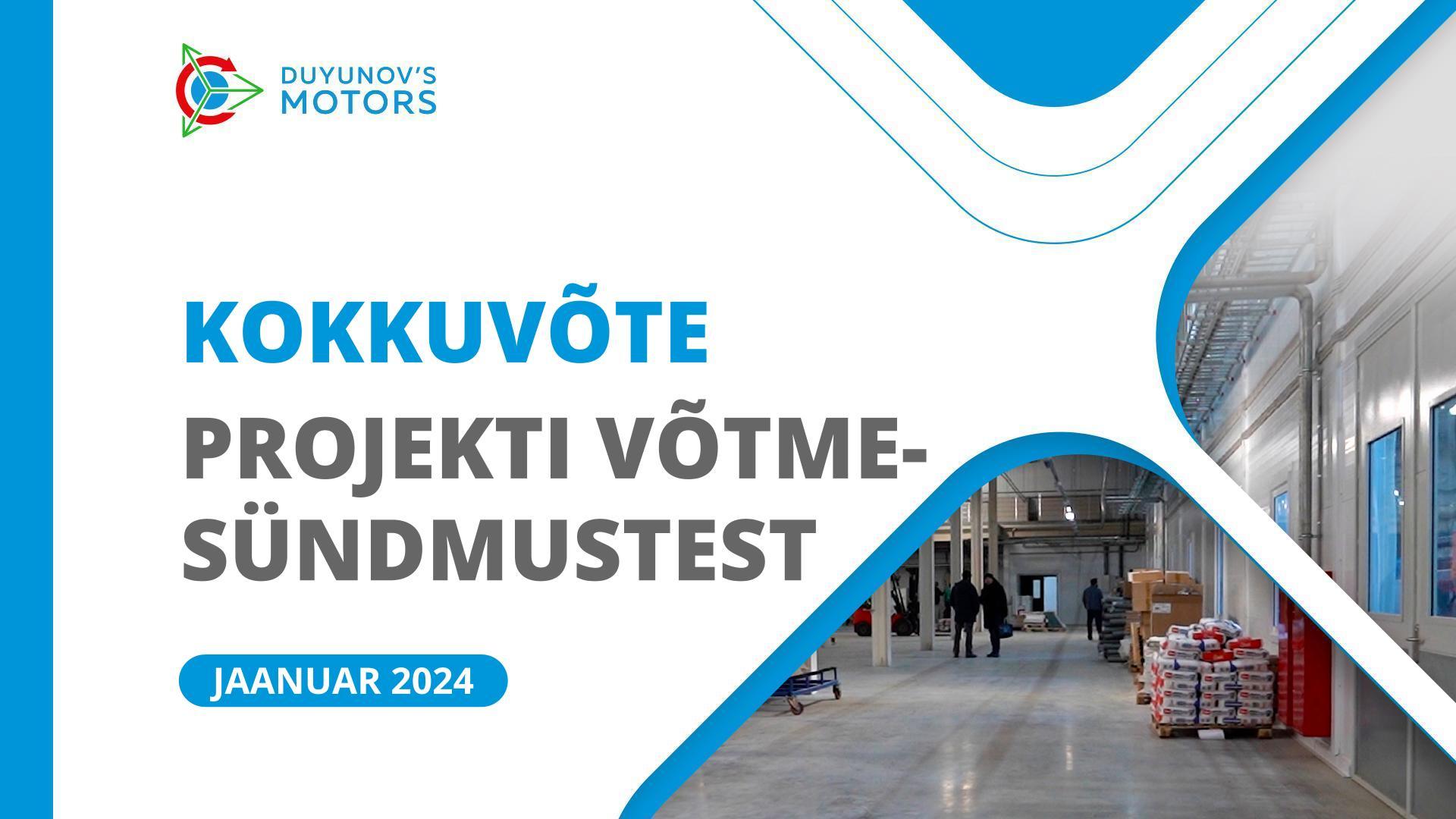 Projekti jaanuari võtmesündmused