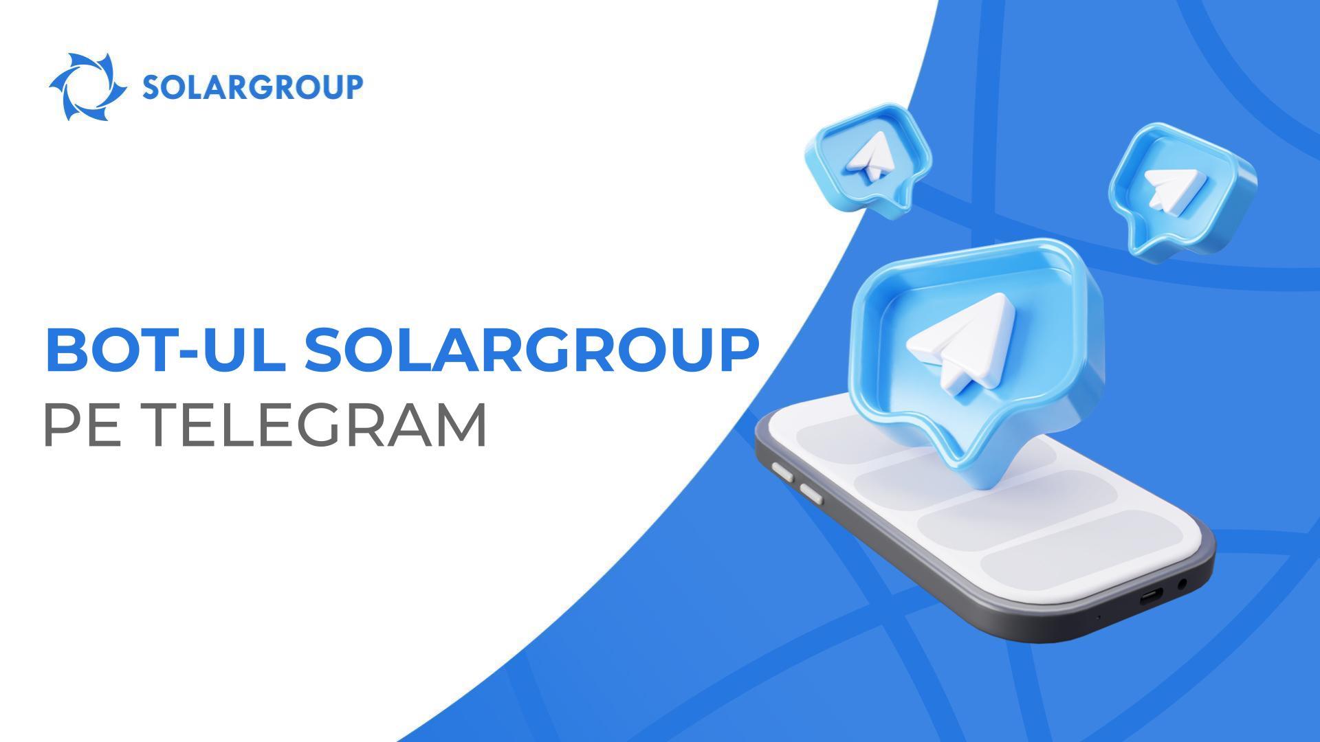 Bot-ul Telegram al SOLARGROUP a fost actualizat