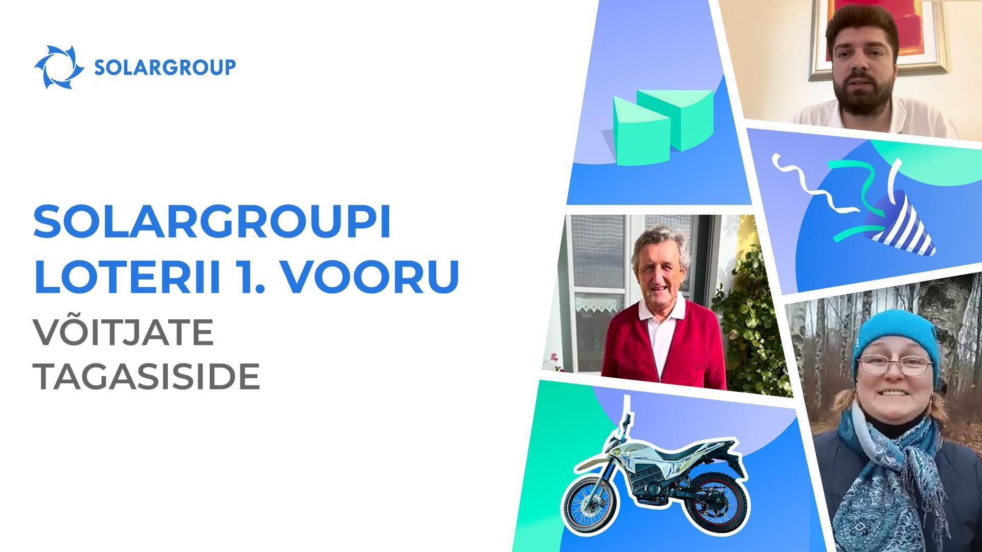 "Lõpuks oli mul õnne!" SOLARGROUPi loterii võitja emotsioonid