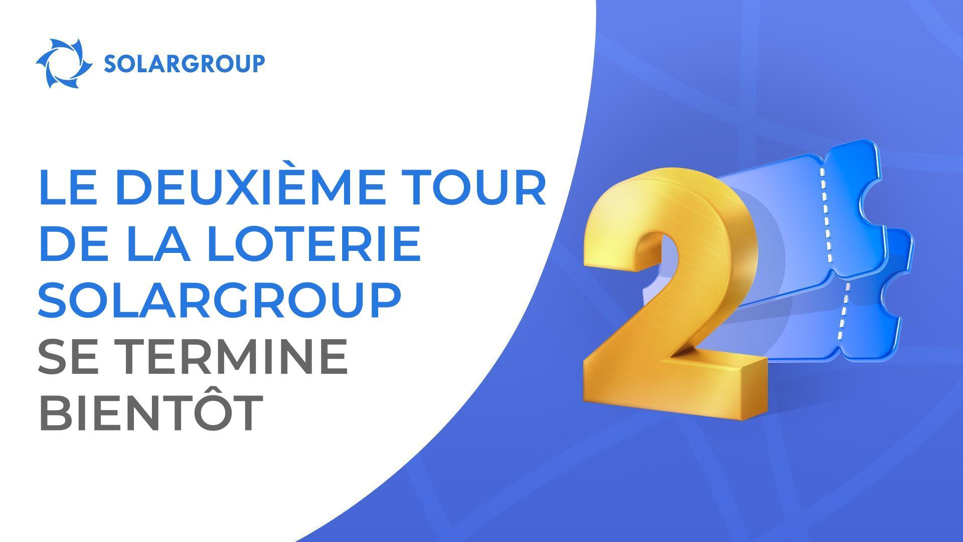 Investissez dans les projets SOLARGROUP et recevez des coupons du deuxième tour de la loterie jusqu'au 31 décembre inclus !