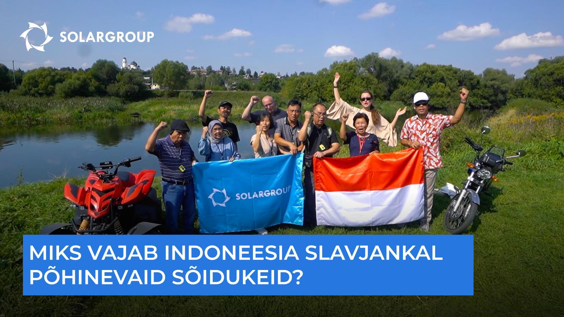 Indoneeslased peavad vene tehnoloogiat mitte toreduseks, vaid vajalikuks