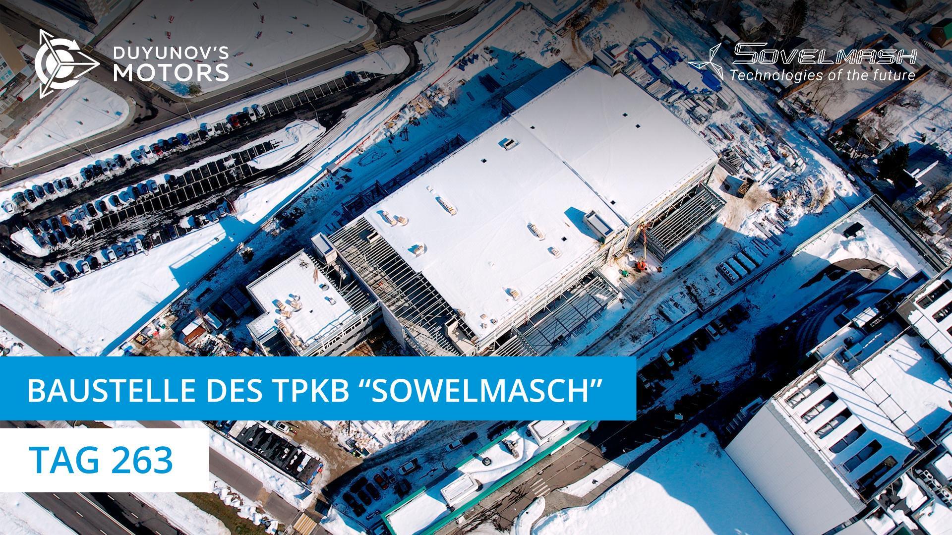 Bauarbeiten am TPKB "Sowelmasch": eine neue Arbeitsphase — Fenstereinbau