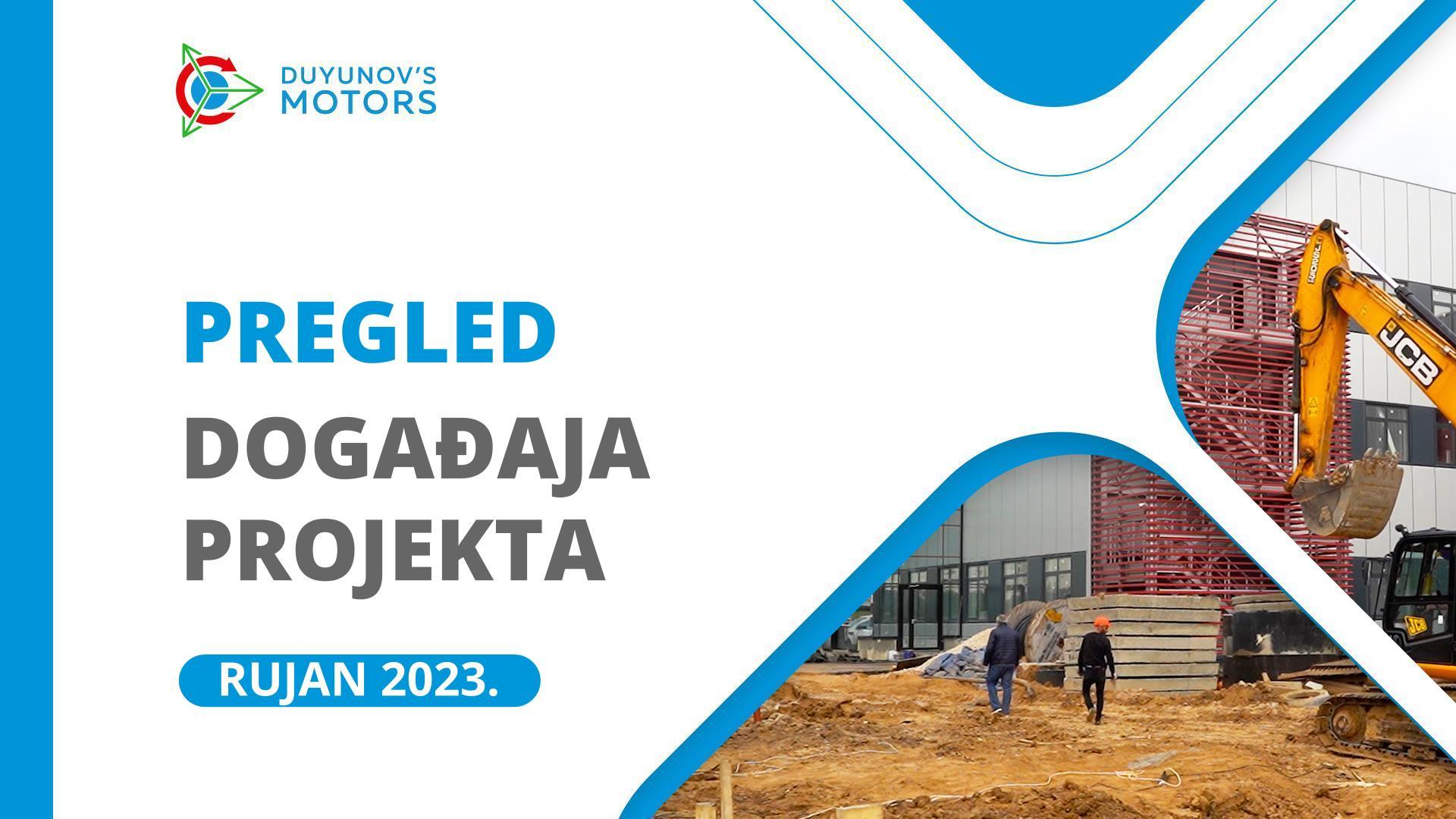 Ključni događaji projekta u rujnu