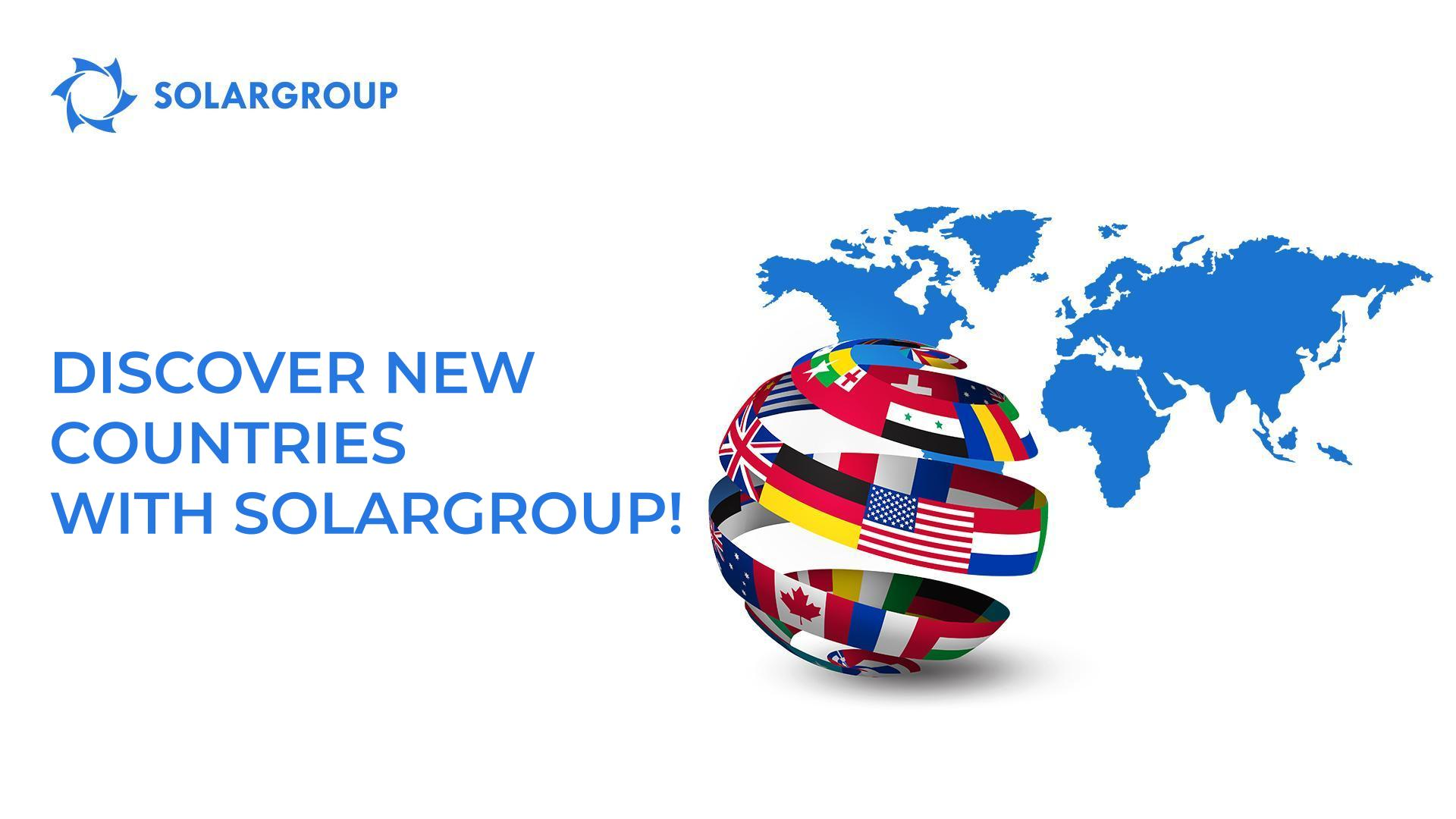 Discover new countries with SOLARGROUP!