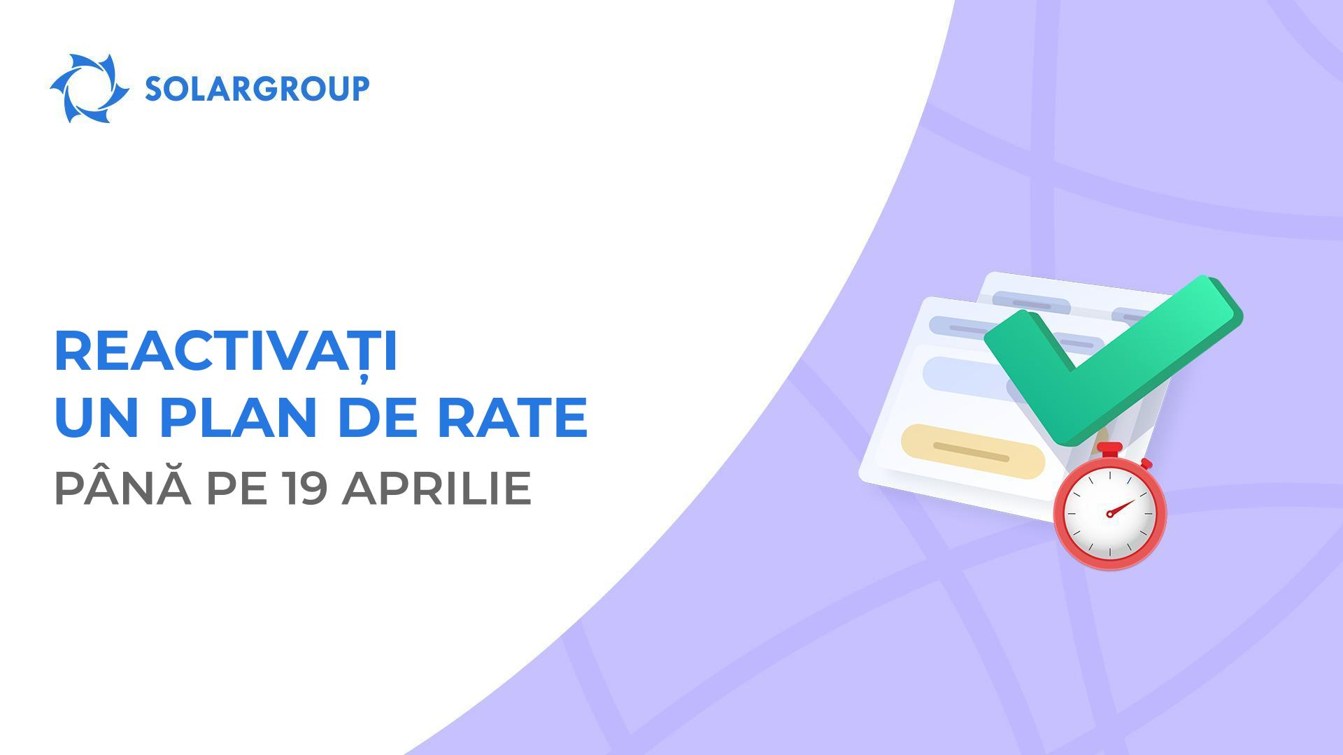 Anulăm reactivarea planurilor de rate suspendate în 2018
