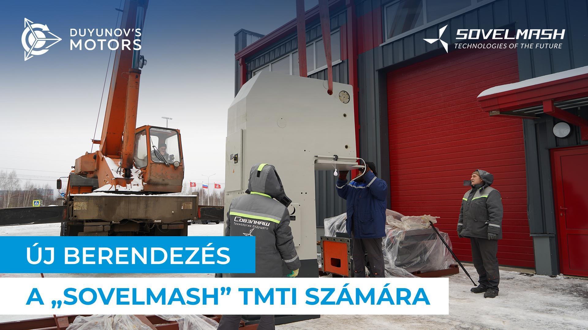 A TMTI-nek leszállítottak egy véső-marógépet