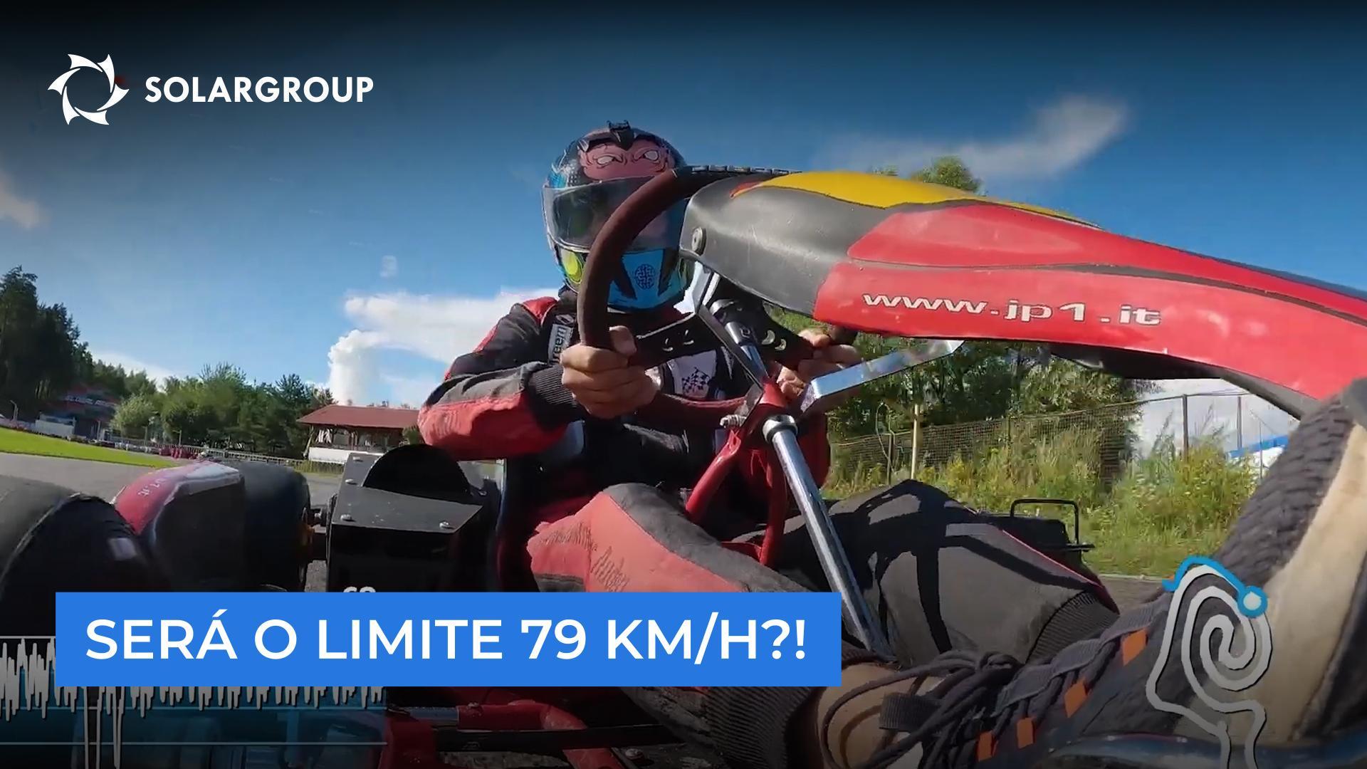 Andrey Lobov comenta os testes de desempenho do kart elétrico equipado com um motor criado com a tecnologia "Slavyanka"