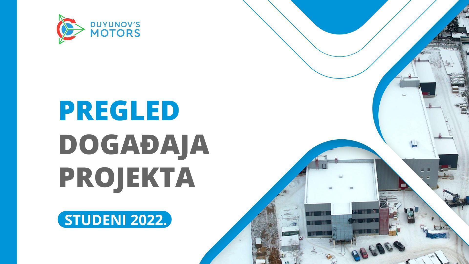 Ključni događaji projekta: pregled studenog