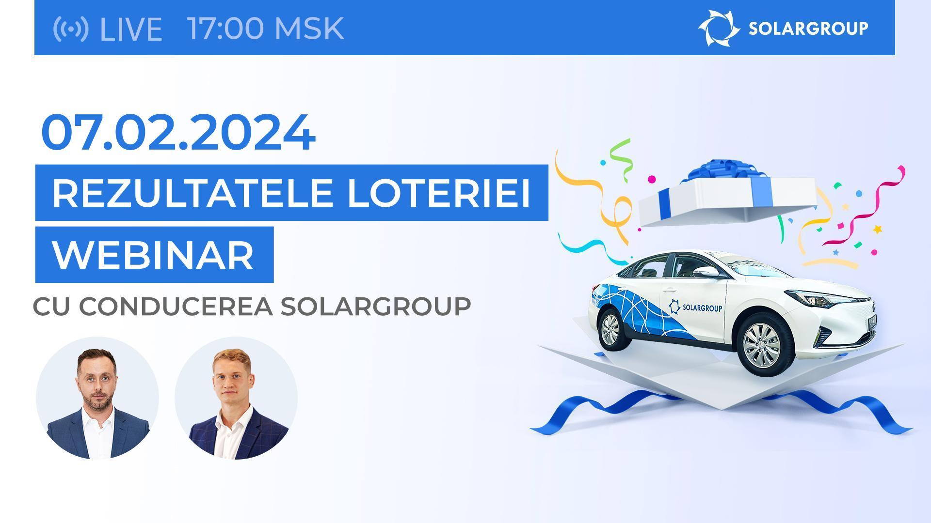 Rezultatele loteriei în direct cu liderii companiei