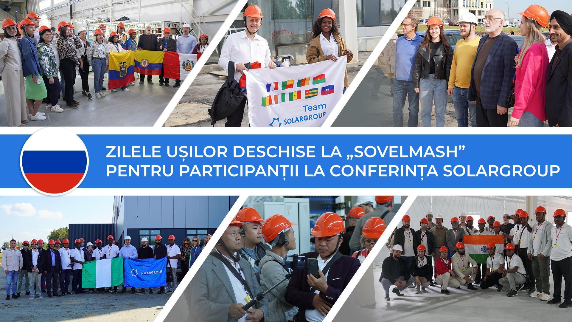 Delegații internaționale pe șantierul „Sovelmash”