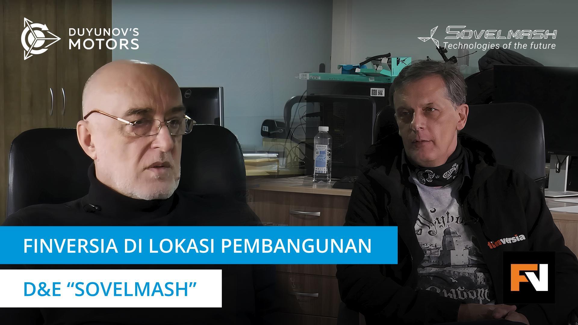 Yan Art, pemimpin redaksi kanal YouTube Finversia, mengunjungi "Sovelmash"
