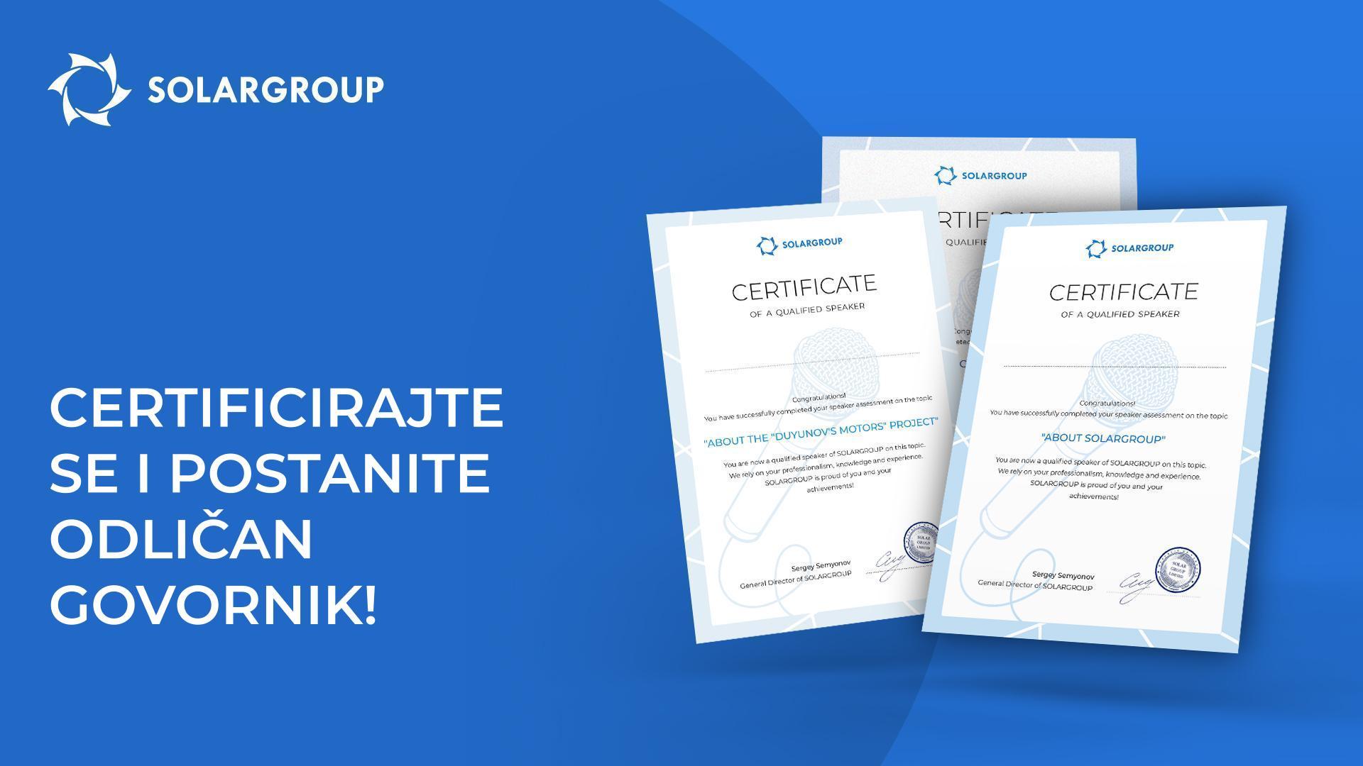 Certificirajte se i postanite odličan govornik!