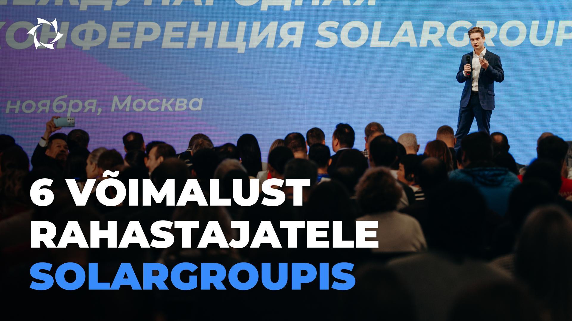 SOLARGROUP: kõik saavad rahastada