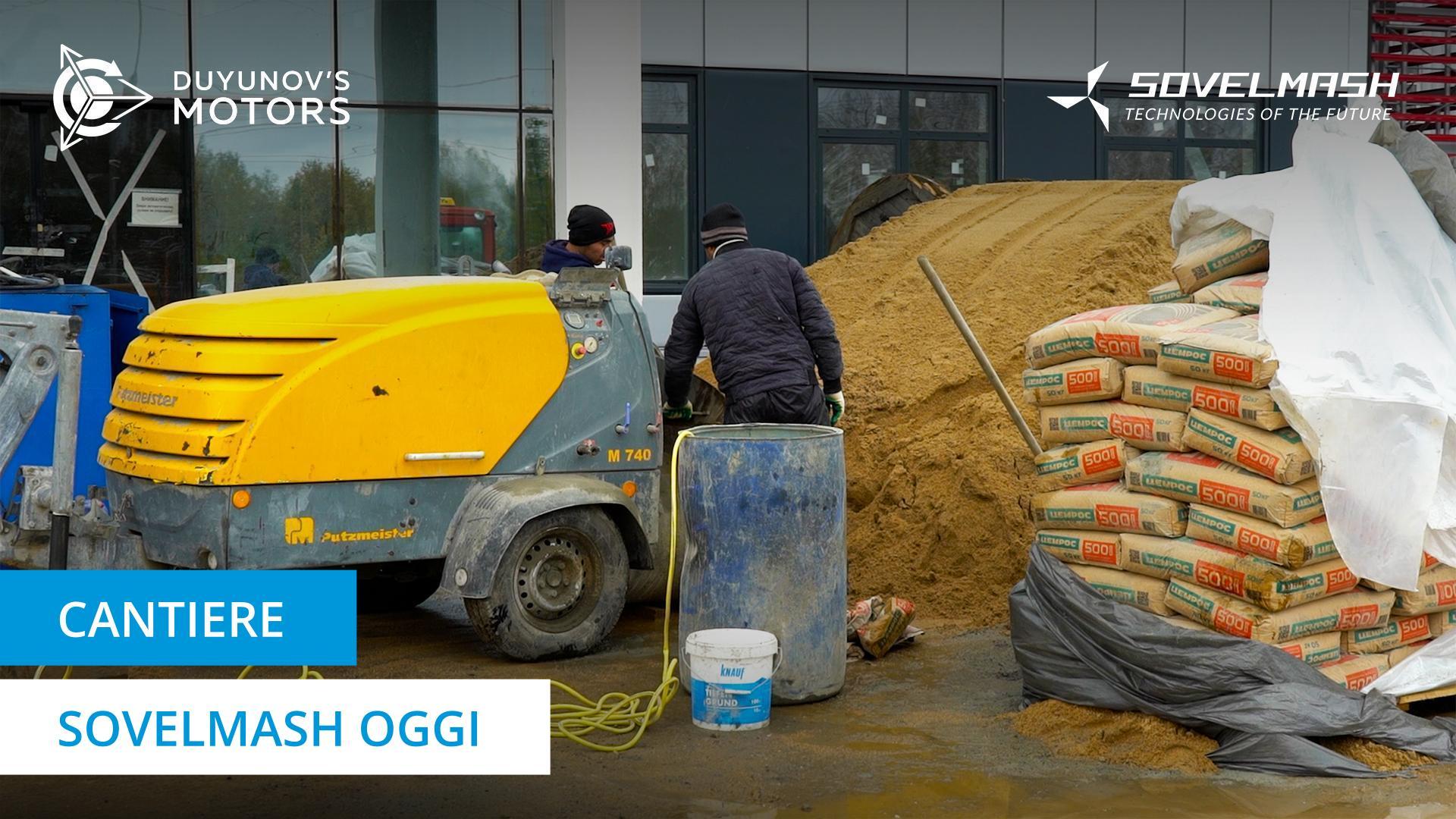 Sovelmash oggi: lavori all'interno e all'esterno
