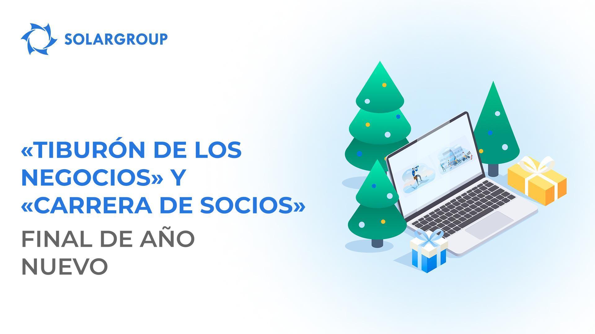 "Tiburón de los negocios" y "Carrera de socios": final de año nuevo
