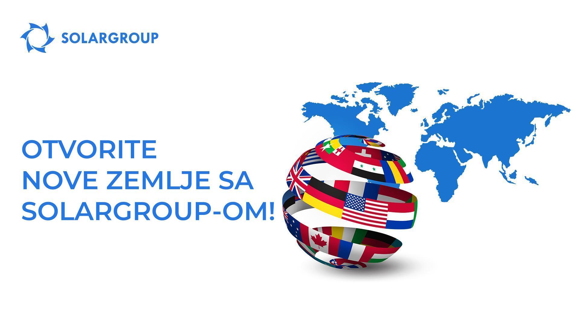 Otvorite nove zemlje sa SOLARGROUP-om!