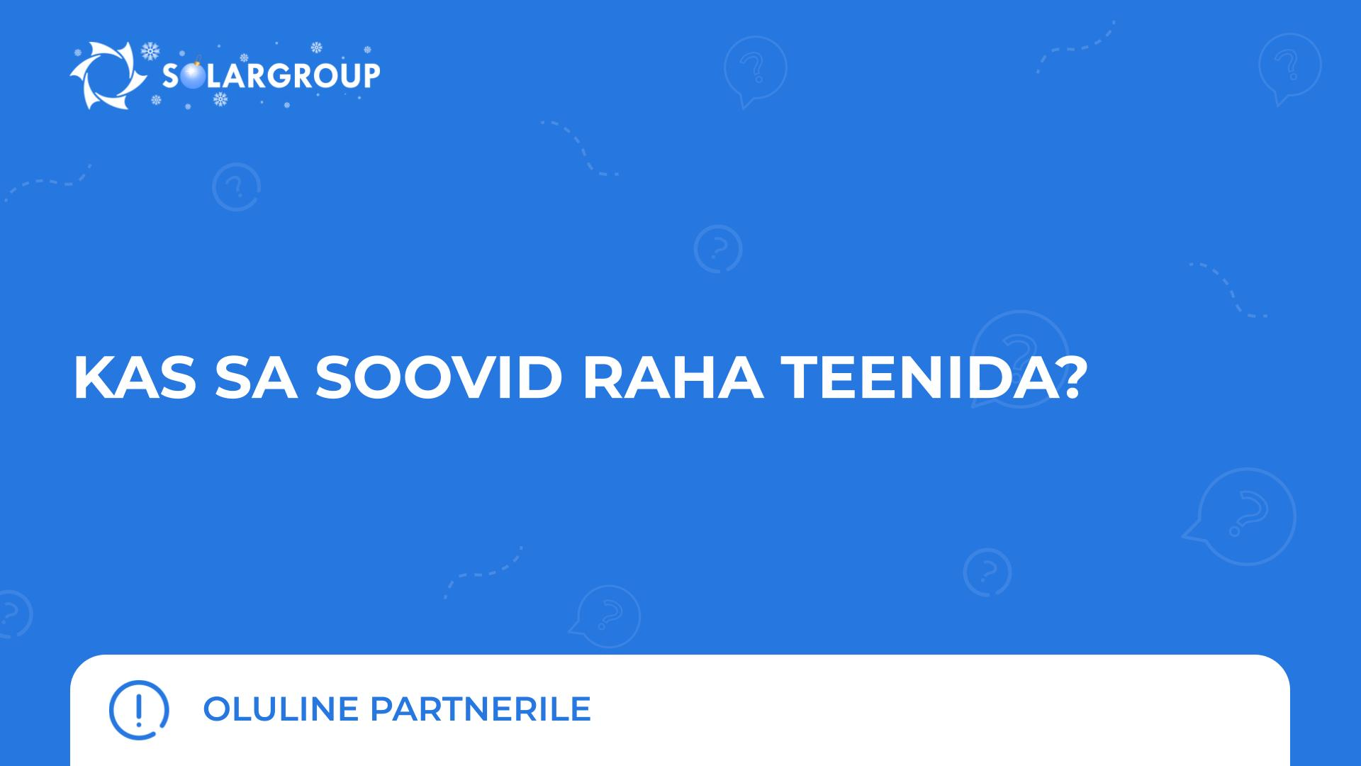 Kas sa soovid raha teenida? | Oluline partnerile