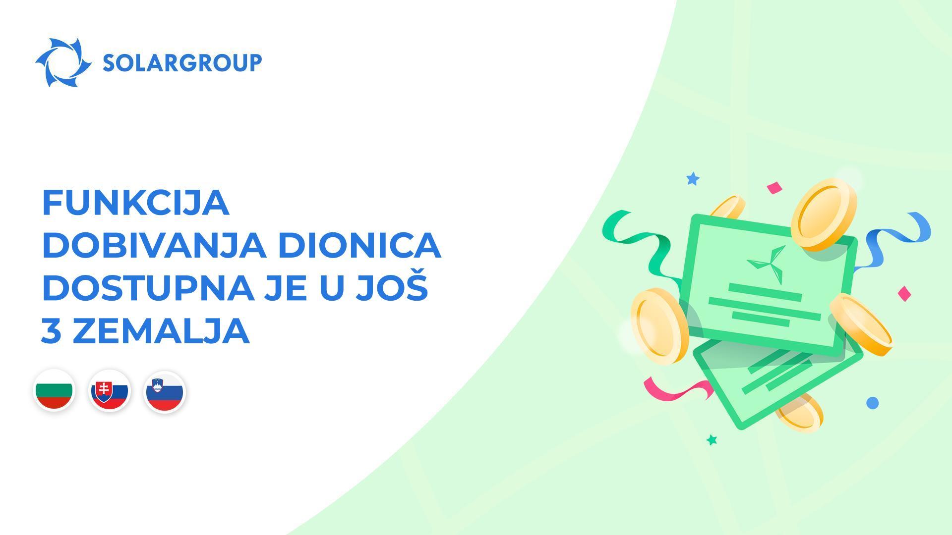 Pokrećemo funkciju u sljedećim zemljama: Bugarska, Slovačka i Slovenija