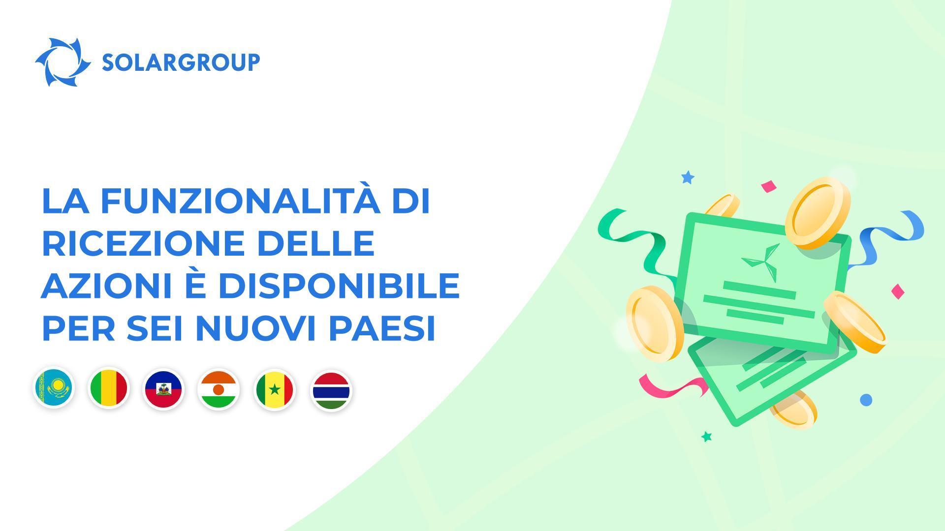 Stiamo lanciando la funzionalità in Kazakistan, Mali, Haiti, Niger, Senegal e Gambia.