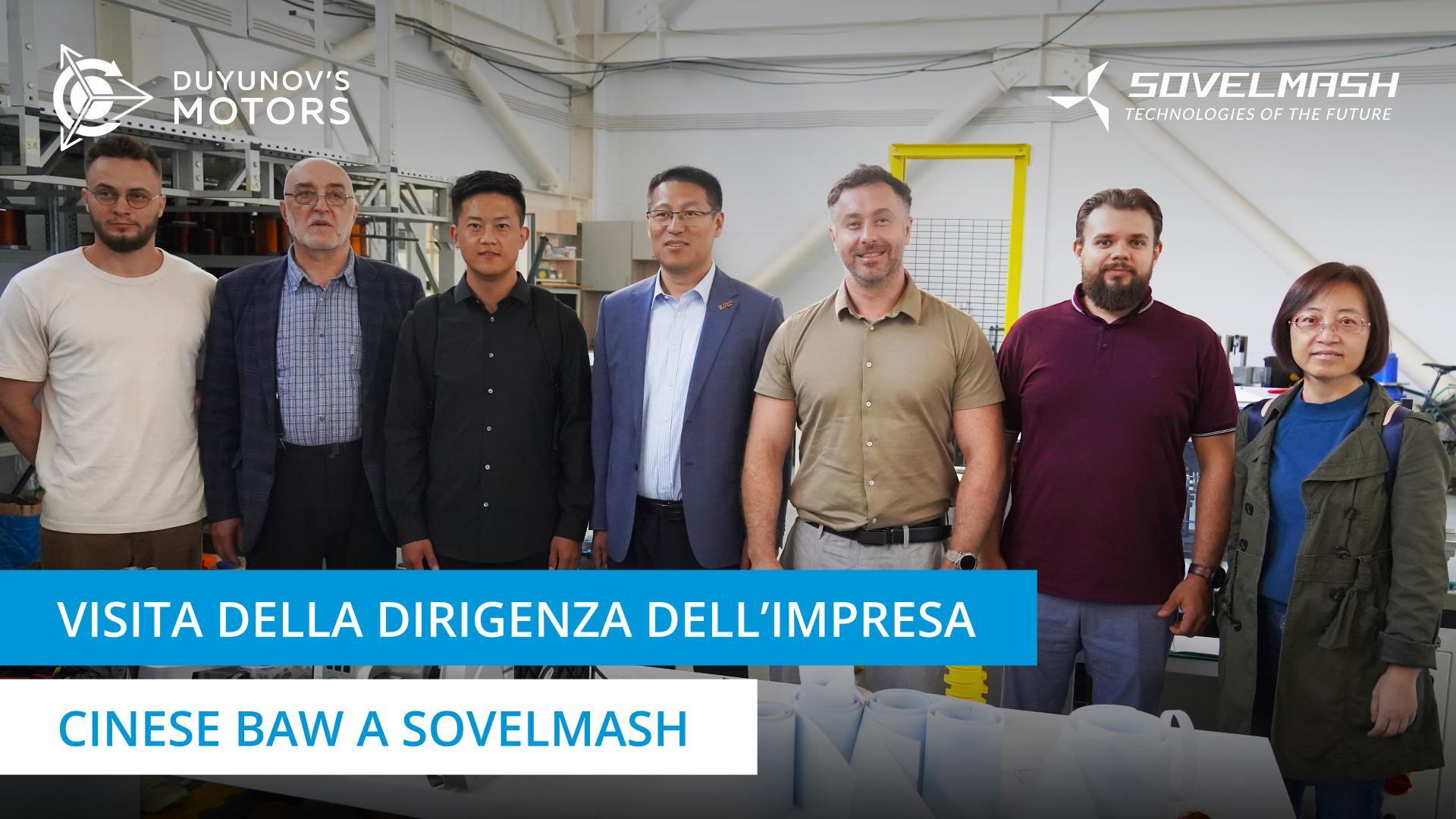 Ospiti dalla Cina in visita all'ufficio di progettazione Sovelmash