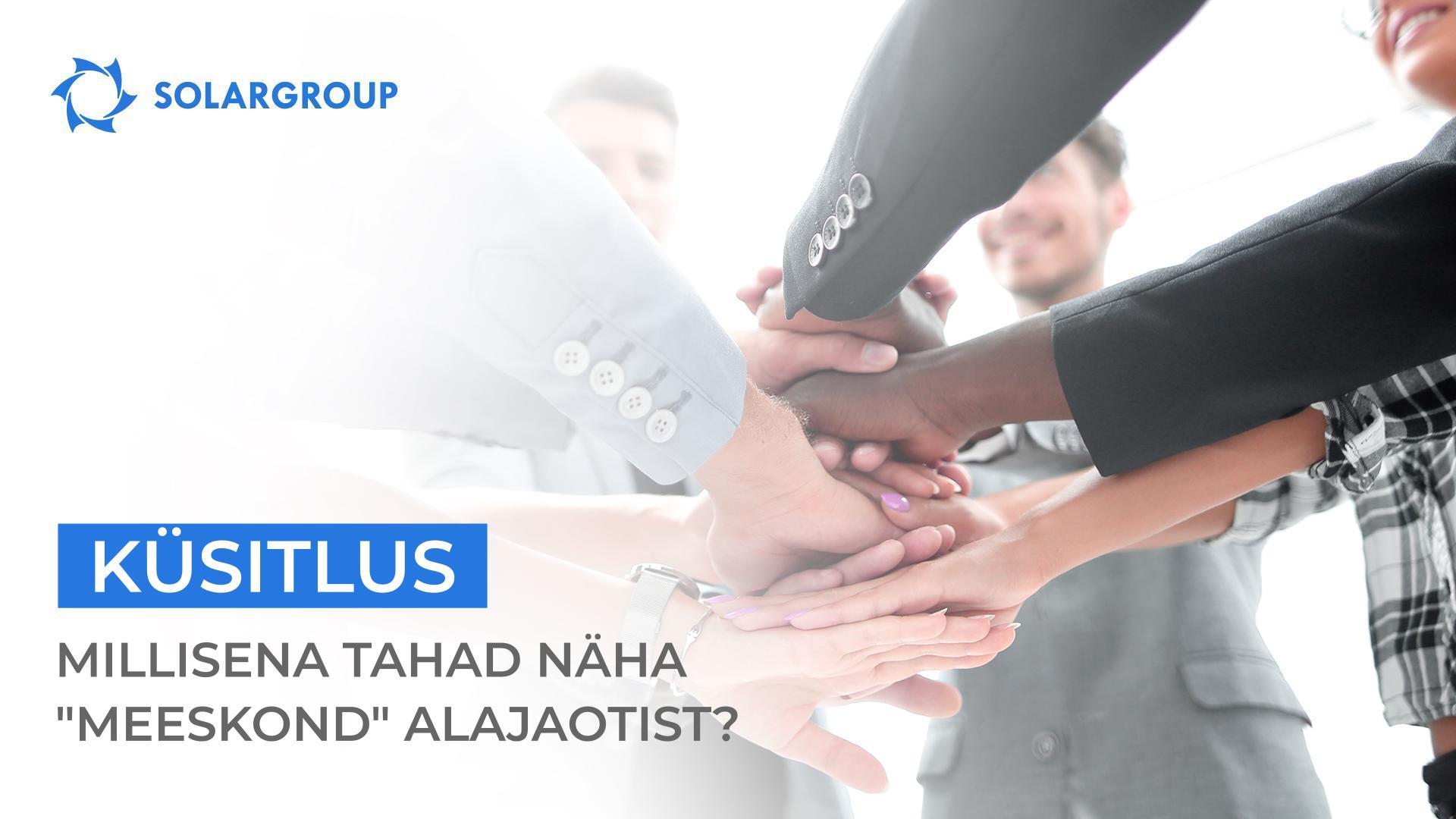 Millisena tahad näha "Meeskond" alajaotist? | Küsitlus