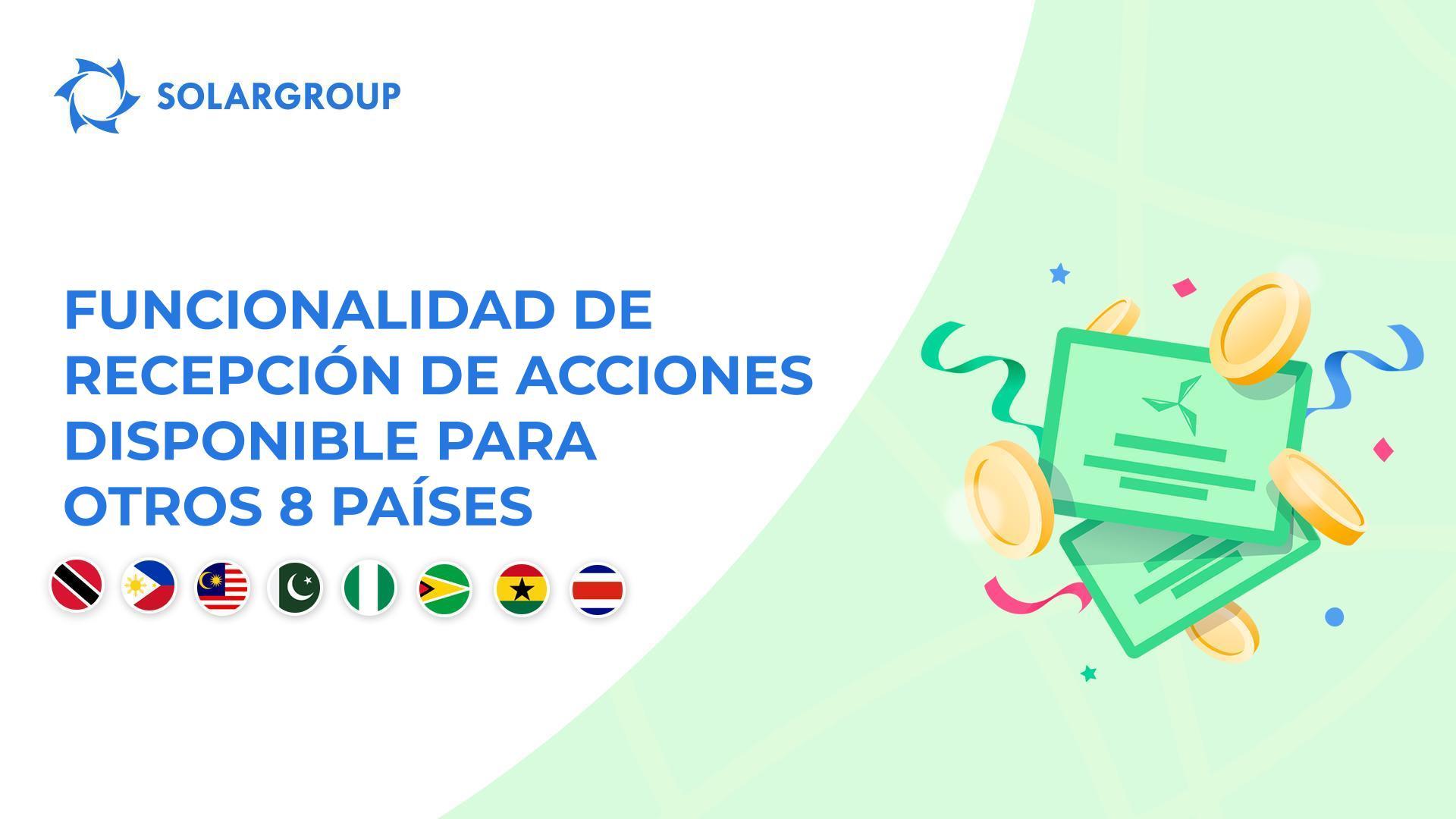 Abrimos la funcionalidad en los países: Trinidad y Tobago, Filipinas, Malaysia, Pakistán, Nigeria, Guyana, Gana, Costa Rica