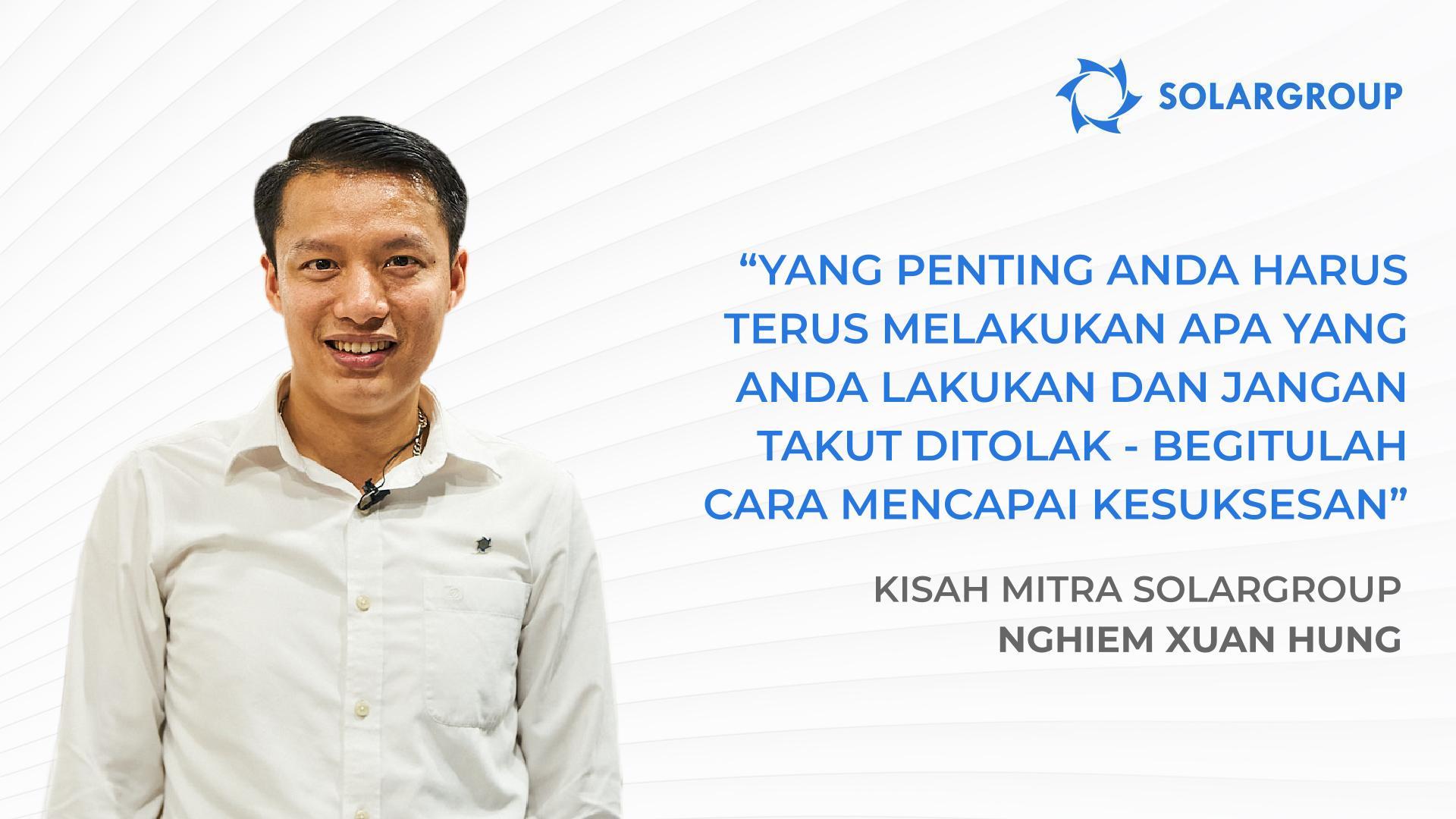 Investor SOLARGROUP membantu seorang ilmuwan mengimplementasikan proyek yang menguntungkan | Kisah mitra SOLARGROUP Nghiêm Xuân Hùng