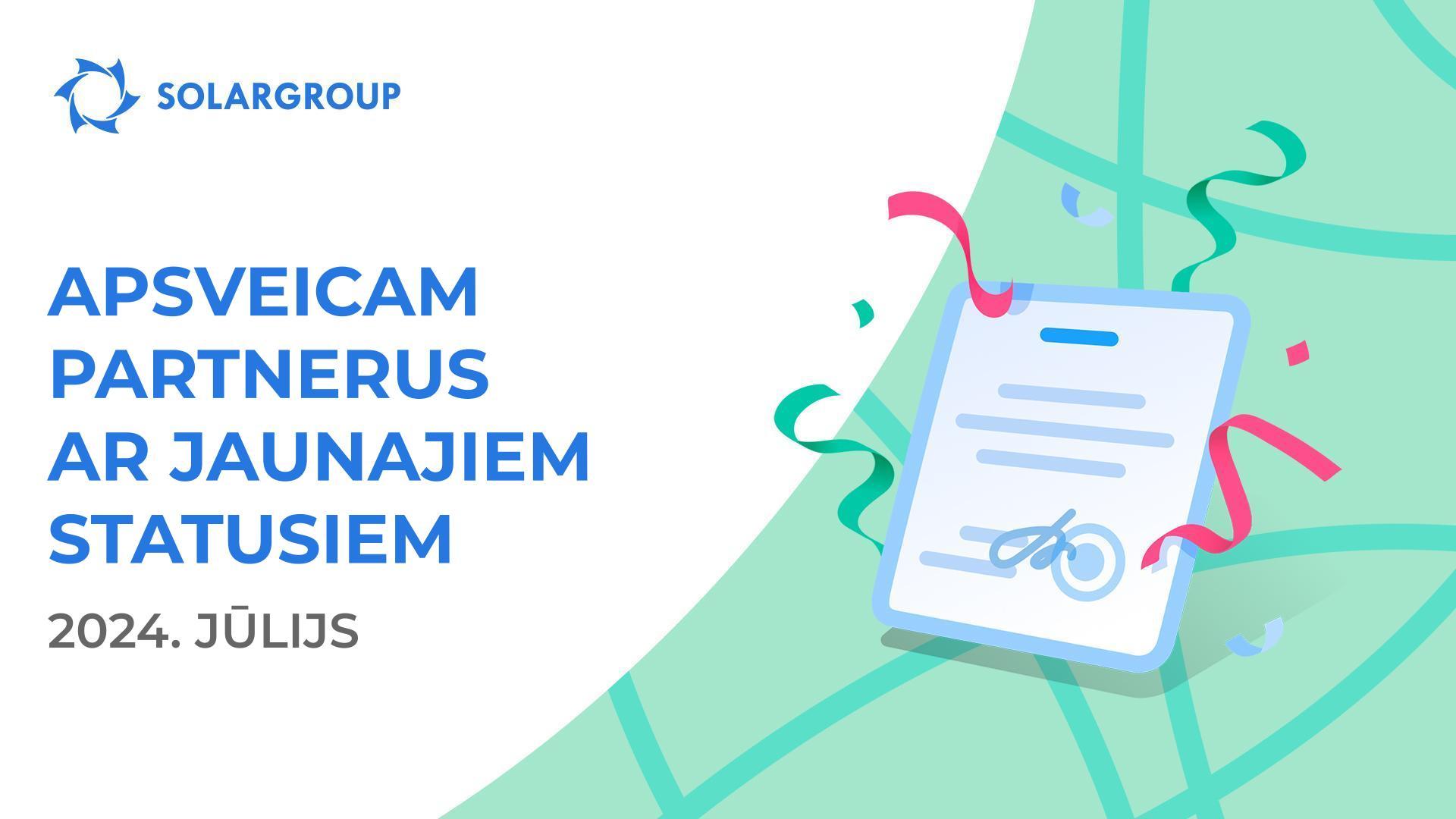 Sveicam partnerus jaunos statusos!👏