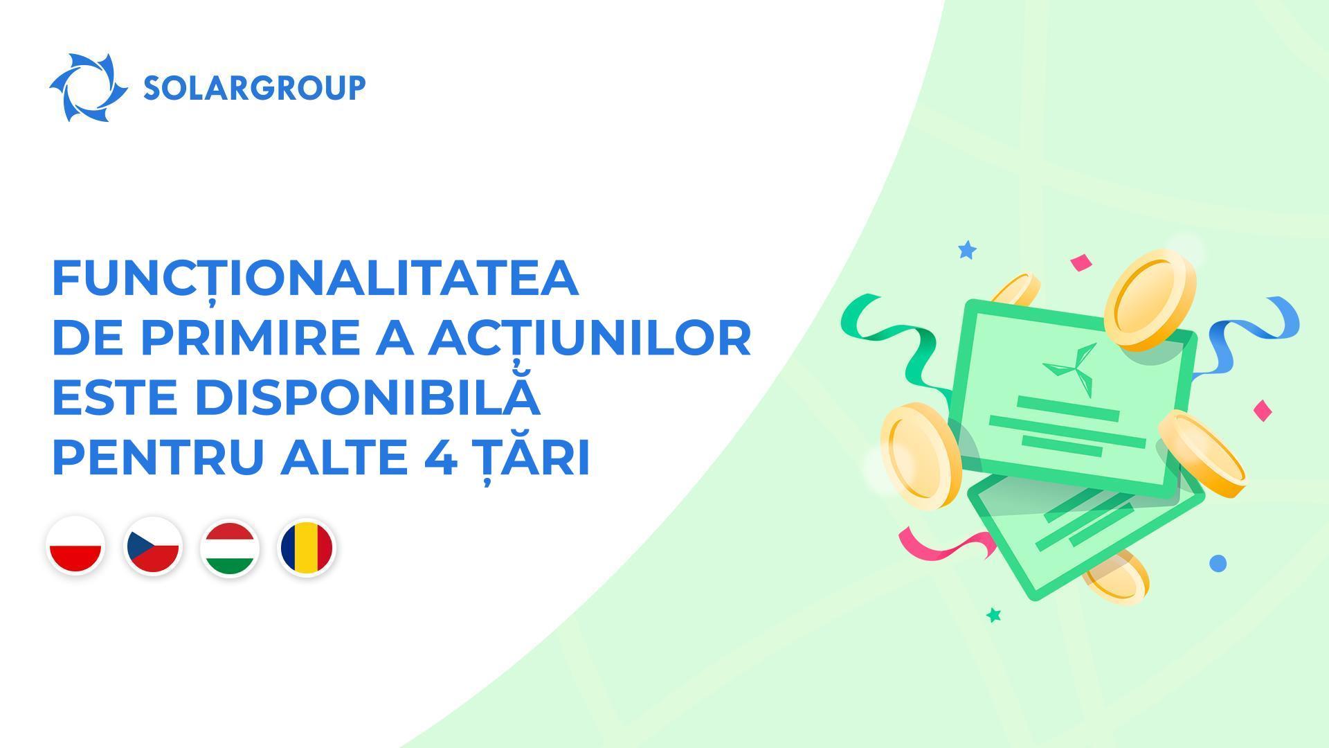 Oferim acces la funcționalitate în țările: Polonia, Cehia, Ungaria și România