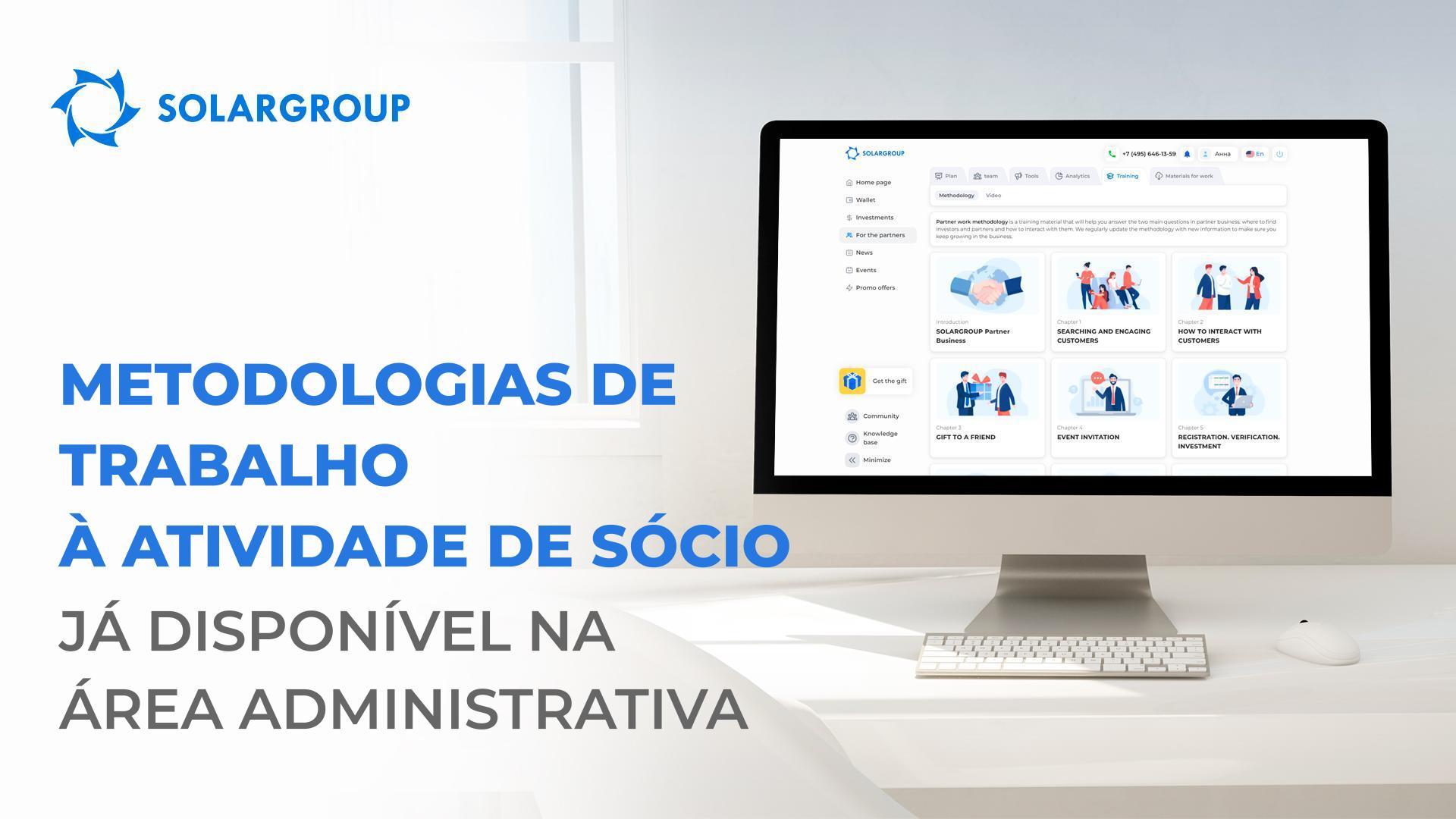 "Metodologias de Trabalho à Atividade de Sócio": de A a Z