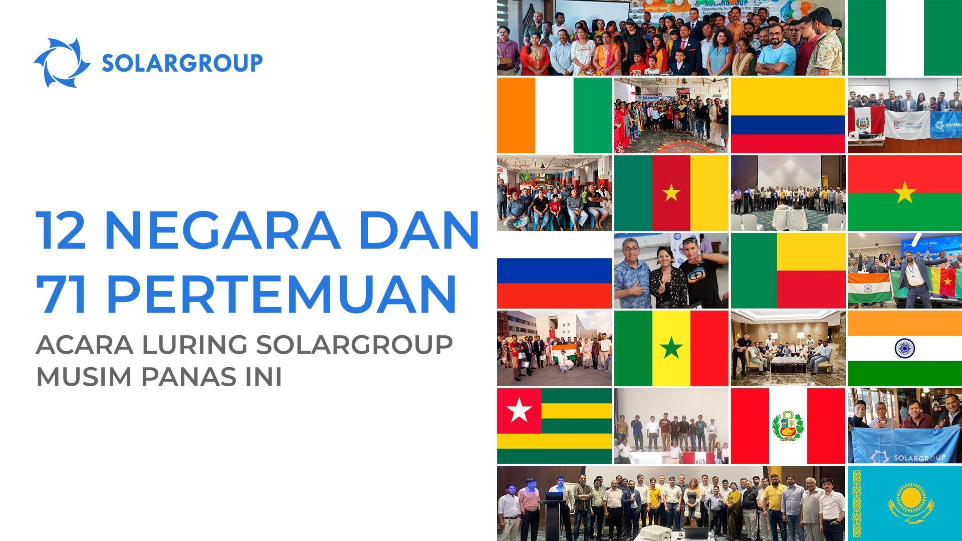 12 negara dan 71 pertemuan: Acara luring SOLARGROUP musim panas ini