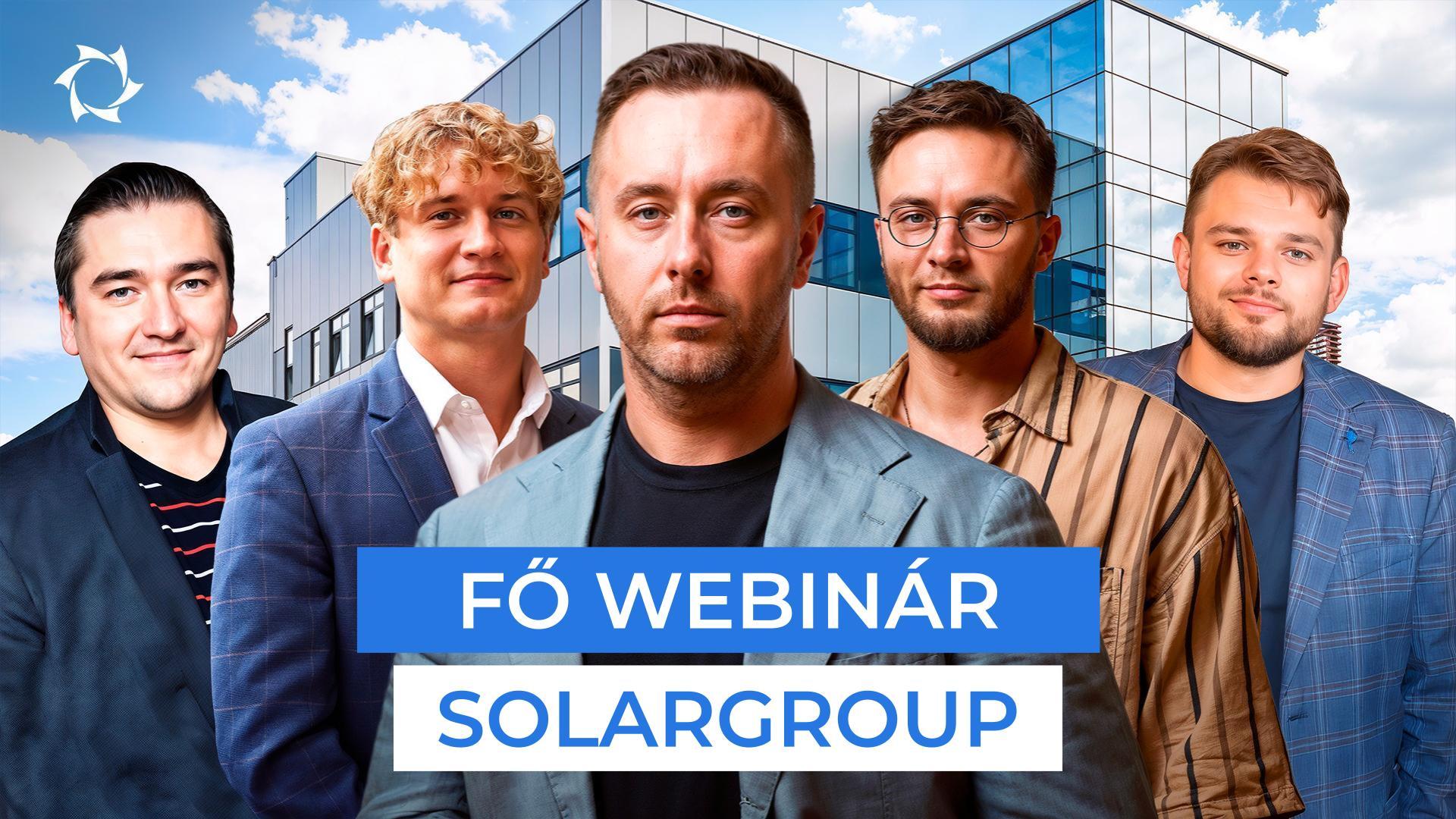 SOLARGROUP hírek: eredmények, stratégia, szakaszváltás | Élő közvetítés