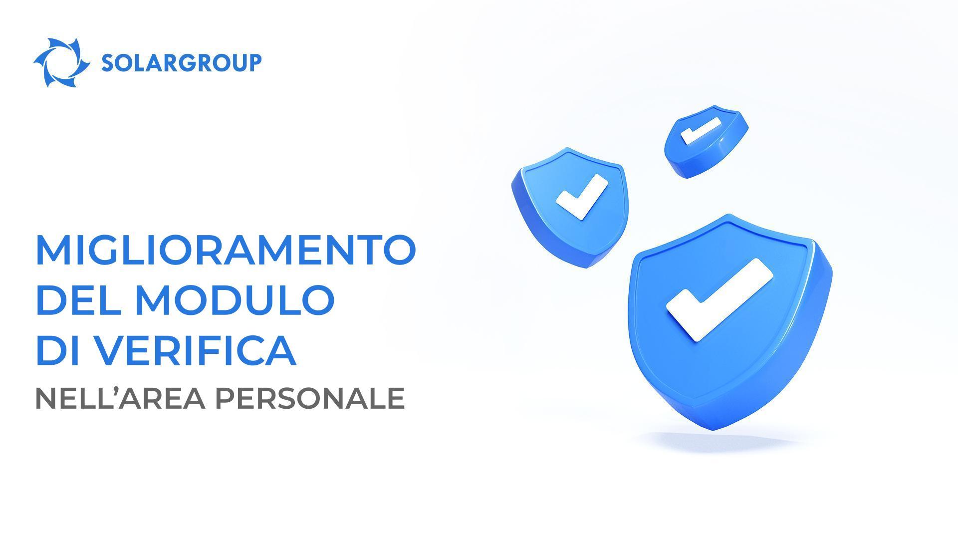 Più veloce, più semplice e più comoda: verifica migliorata nell'area personale