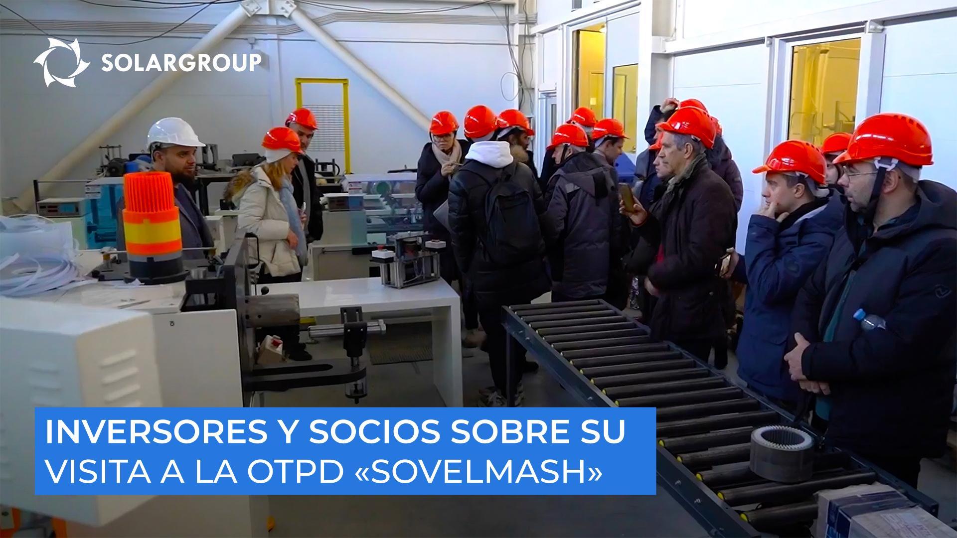"El dinero va en la dirección correcta": de esto se convencieron quienes visitaron "Sovelmash"