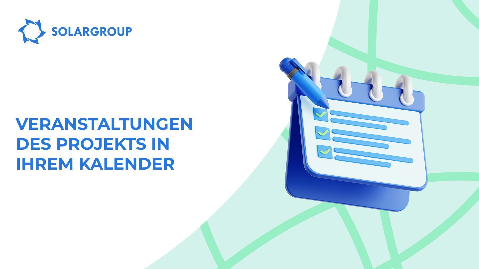 Neue Funktion im Benutzerkonto: Hinzufügen von Ereignissen zum Kalender