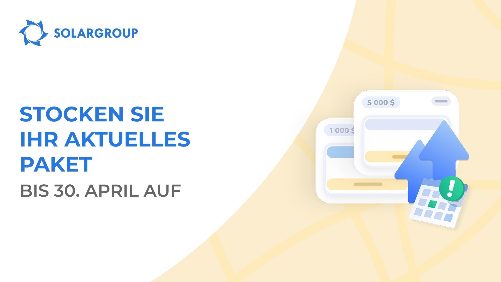 Die Option zur Aufstockung der aktuellen Ratenzahlung wird eingestellt