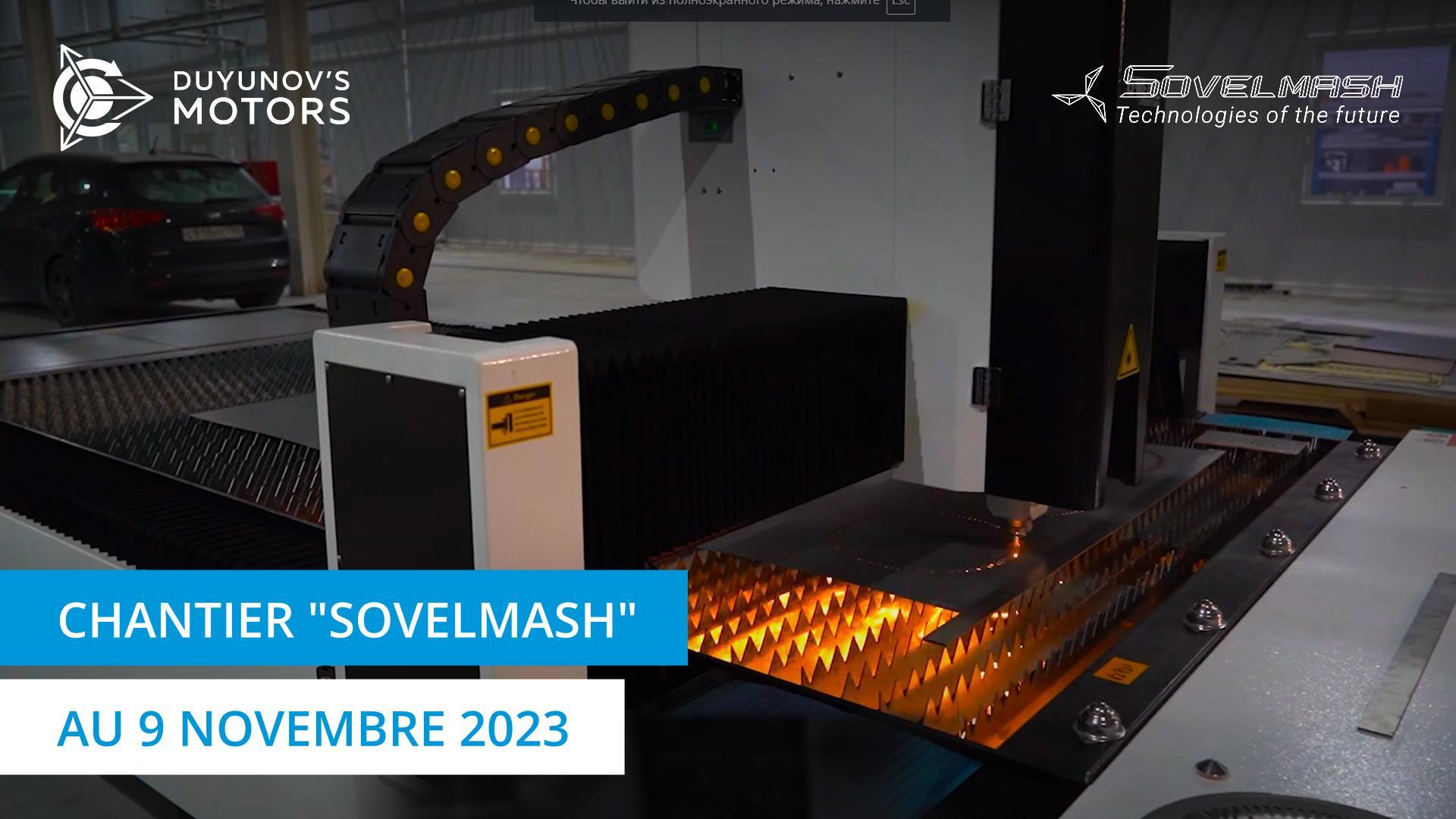 Aménagement du terrain et travaux intérieurs : l’état d’avancement de la construction du BTEI "Sovelmash"