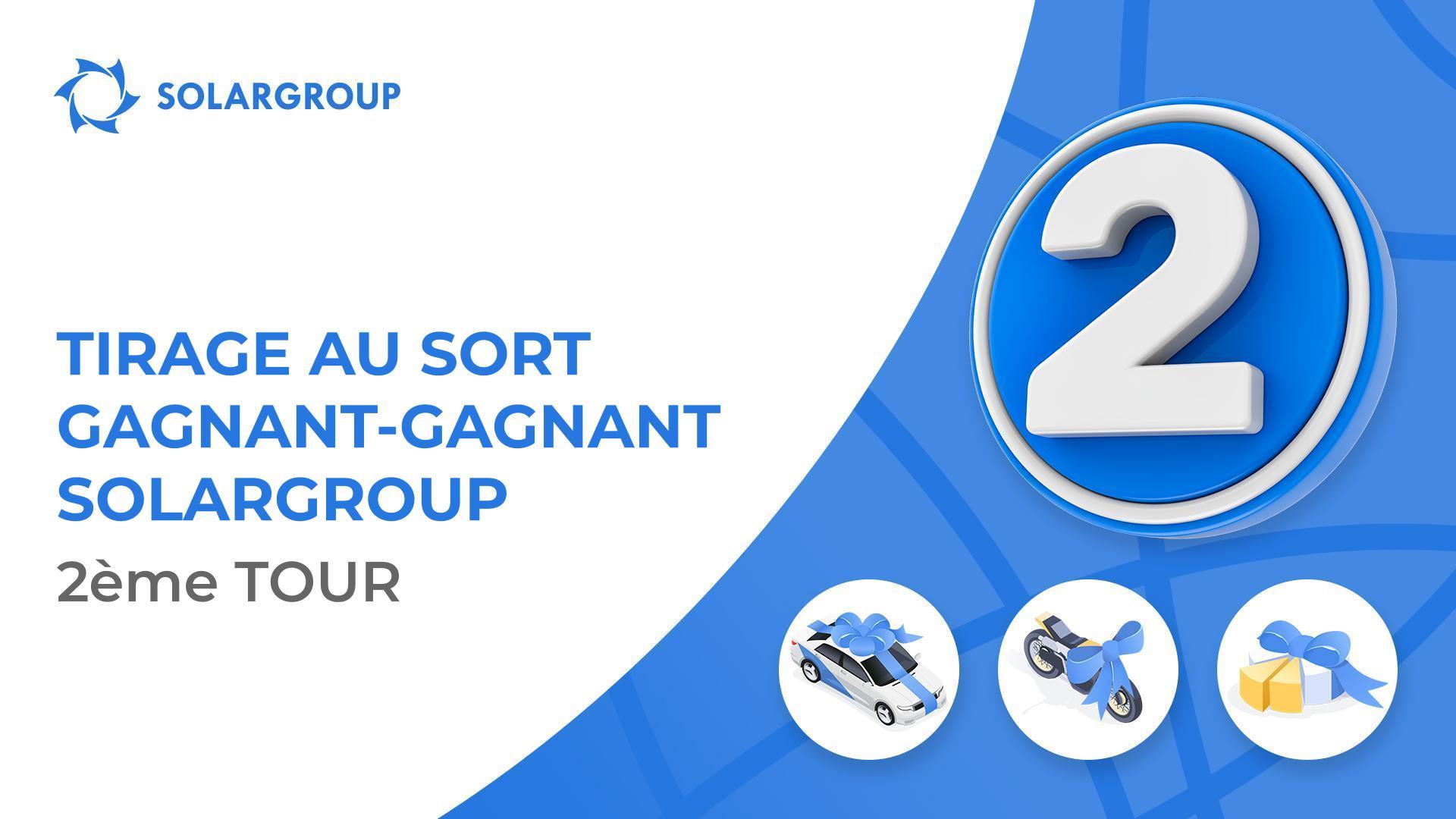 Le deuxième tour de la loterie SOLARGROUP commence le 1er novembre 2023