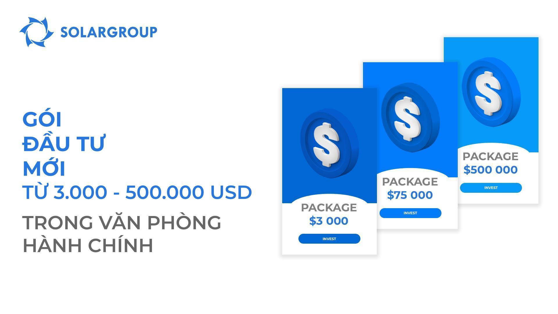 Các gói đầu tư mệnh giá mới trong văn phòng hành chính