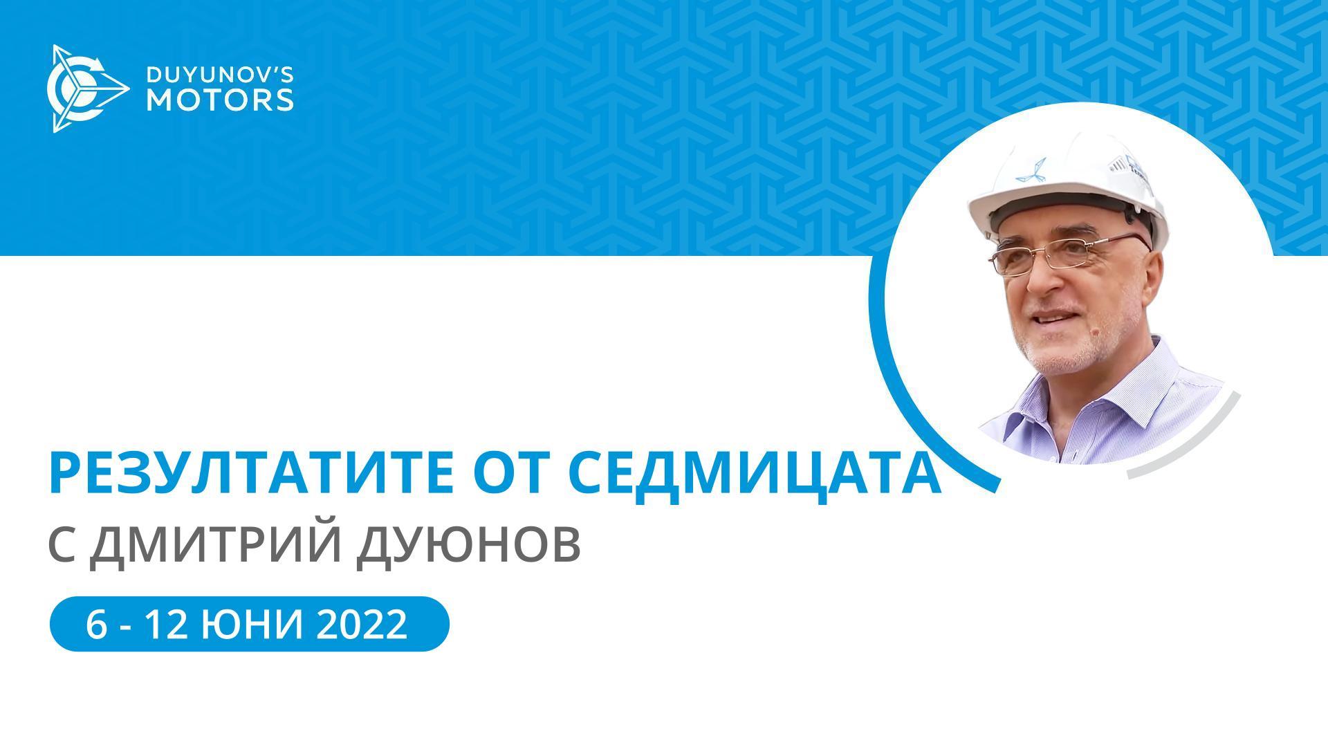 Резултатите от седмицата в проекта «Двигатели на Дуюнов»
